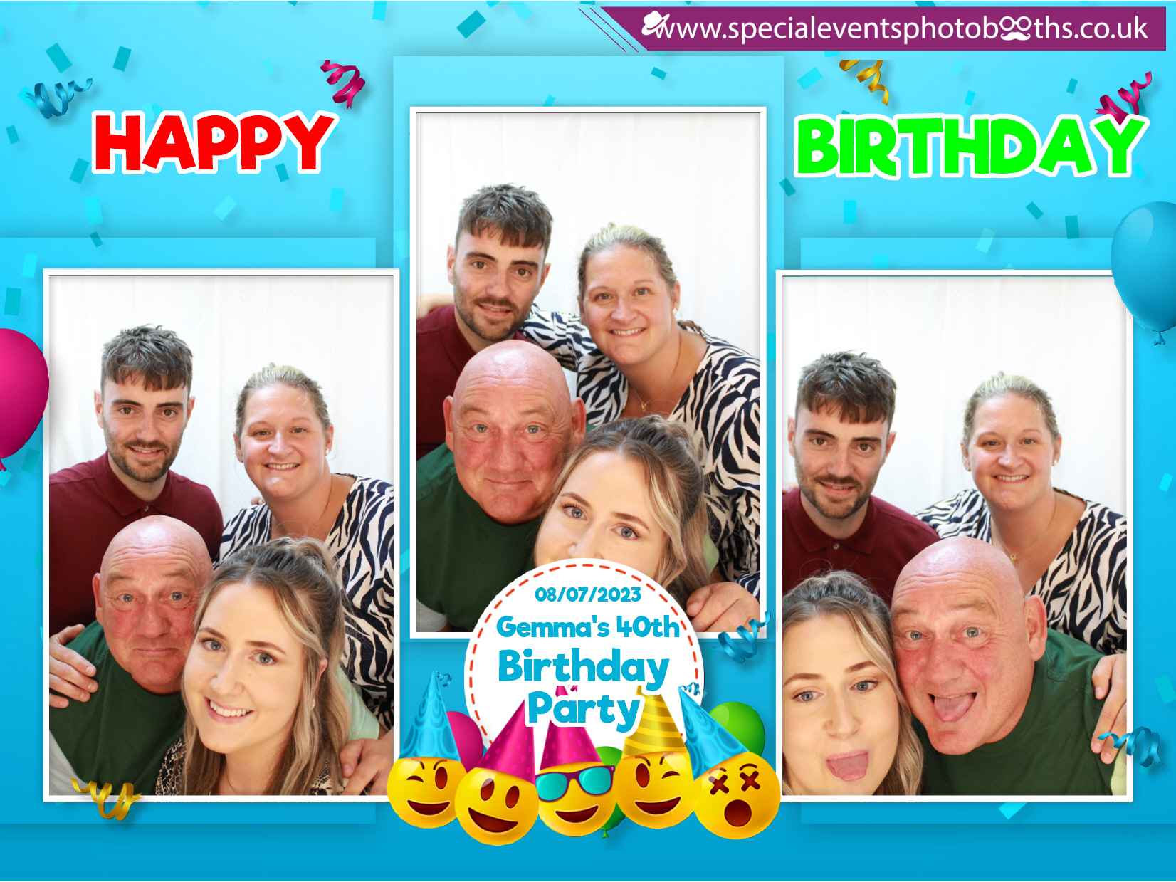 Gemma's 40th Birthday Party | View more photos from the event at my.specialeventsphotobooths.co.uk/u/SpecialEventsPhotoBooths/Gemmas-40th-Birthday-Party