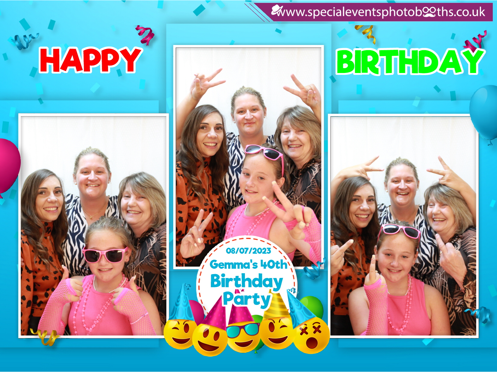 Gemma's 40th Birthday Party | View more photos from the event at my.specialeventsphotobooths.co.uk/u/SpecialEventsPhotoBooths/Gemmas-40th-Birthday-Party
