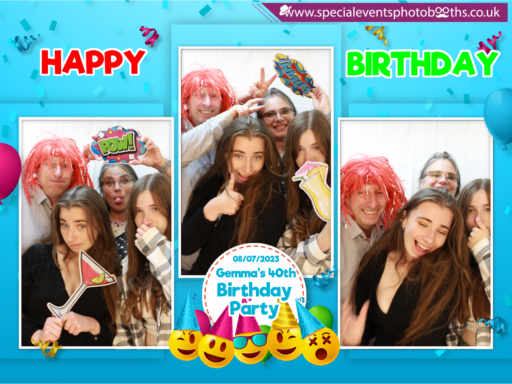 Gemma's 40th Birthday Party | View more photos from the event at my.specialeventsphotobooths.co.uk/u/SpecialEventsPhotoBooths/Gemmas-40th-Birthday-Party