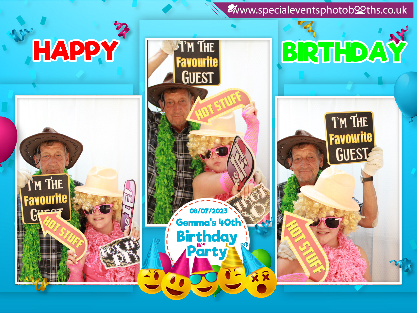 Gemma's 40th Birthday Party | View more photos from the event at my.specialeventsphotobooths.co.uk/u/SpecialEventsPhotoBooths/Gemmas-40th-Birthday-Party
