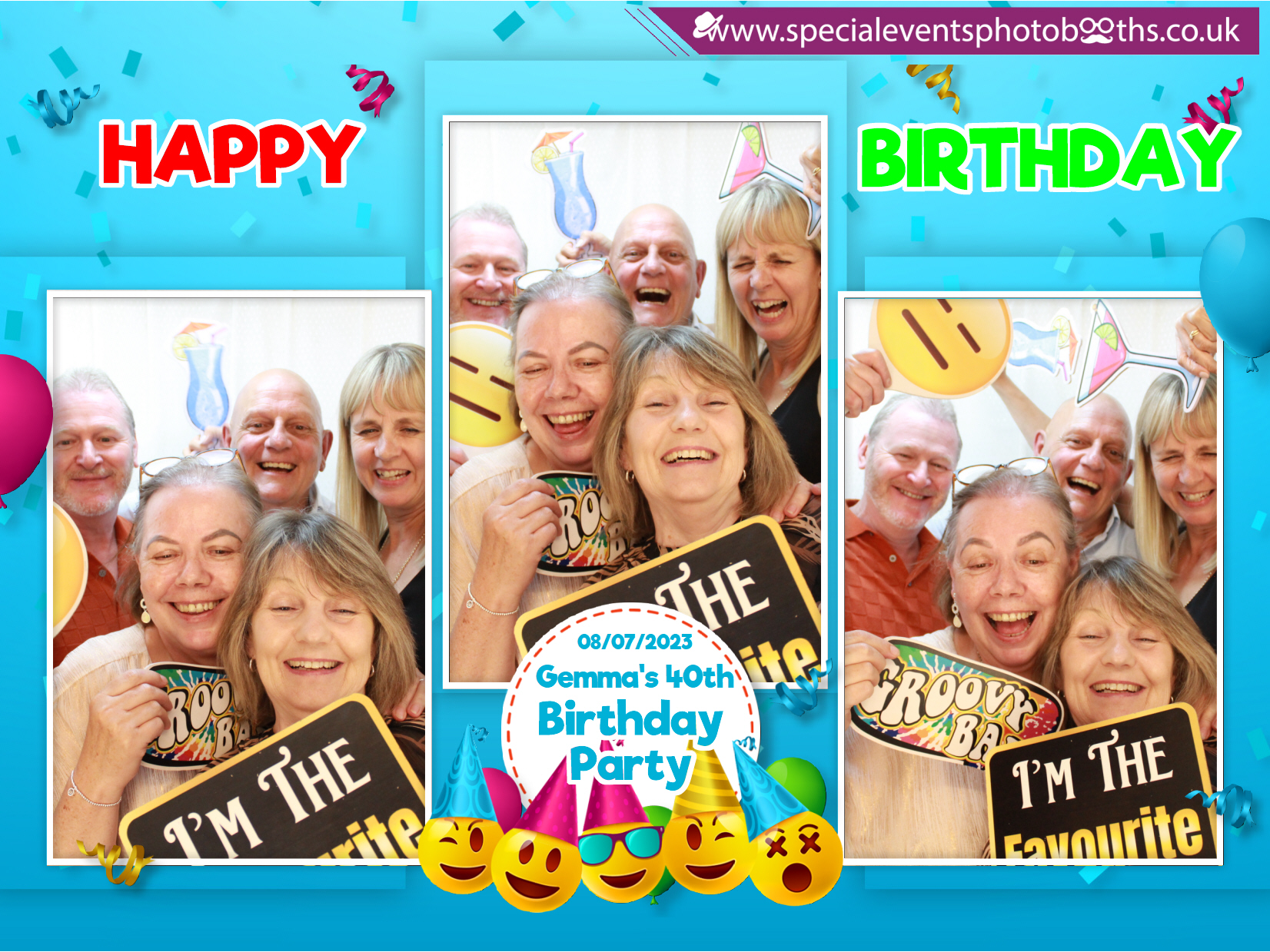 Gemma's 40th Birthday Party | View more photos from the event at my.specialeventsphotobooths.co.uk/u/SpecialEventsPhotoBooths/Gemmas-40th-Birthday-Party