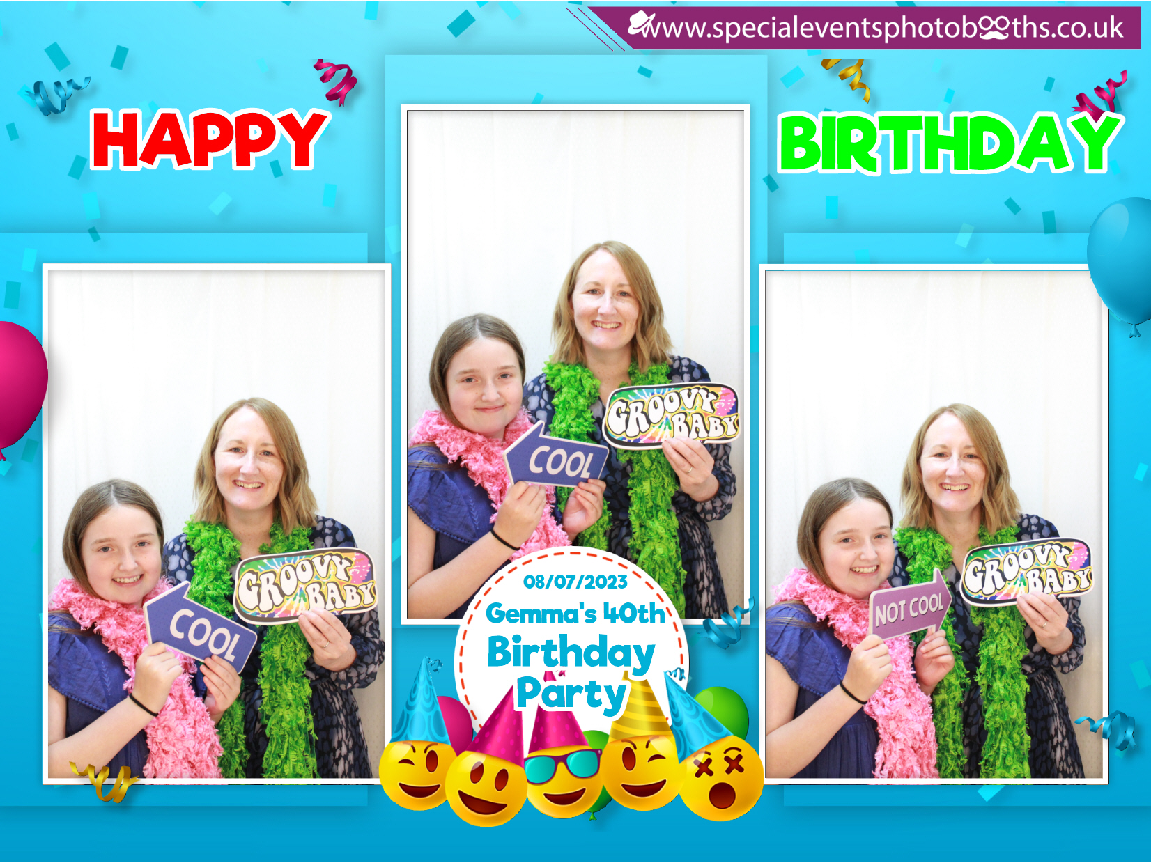 Gemma's 40th Birthday Party | View more photos from the event at my.specialeventsphotobooths.co.uk/u/SpecialEventsPhotoBooths/Gemmas-40th-Birthday-Party