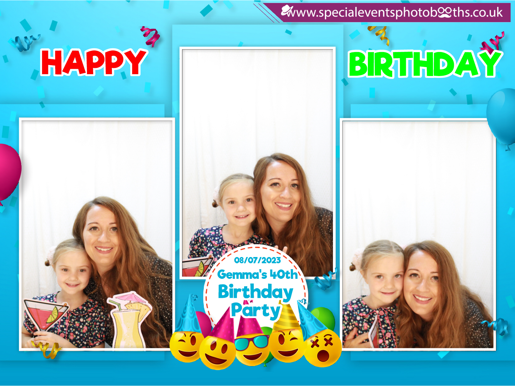 Gemma's 40th Birthday Party | View more photos from the event at my.specialeventsphotobooths.co.uk/u/SpecialEventsPhotoBooths/Gemmas-40th-Birthday-Party
