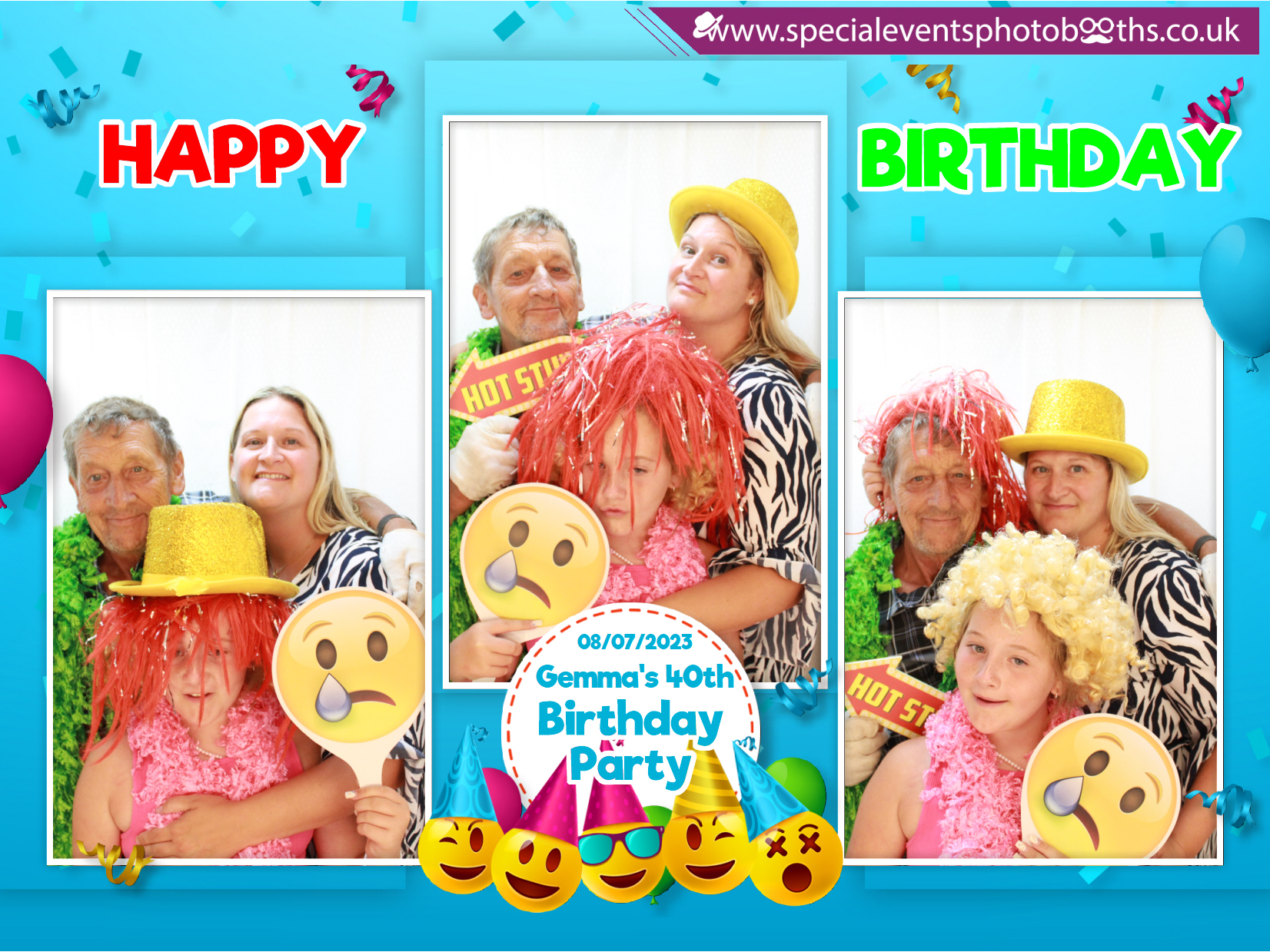 Gemma's 40th Birthday Party | View more photos from the event at my.specialeventsphotobooths.co.uk/u/SpecialEventsPhotoBooths/Gemmas-40th-Birthday-Party