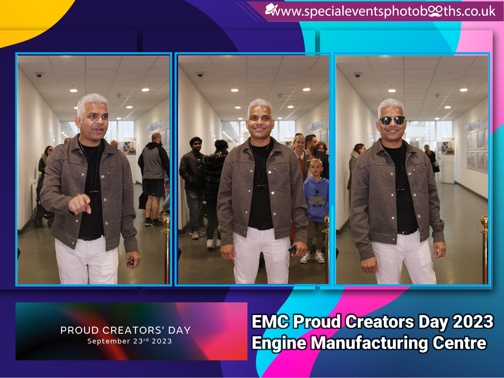 JLR EMC Proud Creators Day 2023 (Magic Mirror) | View more photos from the event at my.specialeventsphotobooths.co.uk/u/SpecialEventsPhotoBooths/JLR-EMC-Proud-Creators-Day-2023-Magic-Mirror
