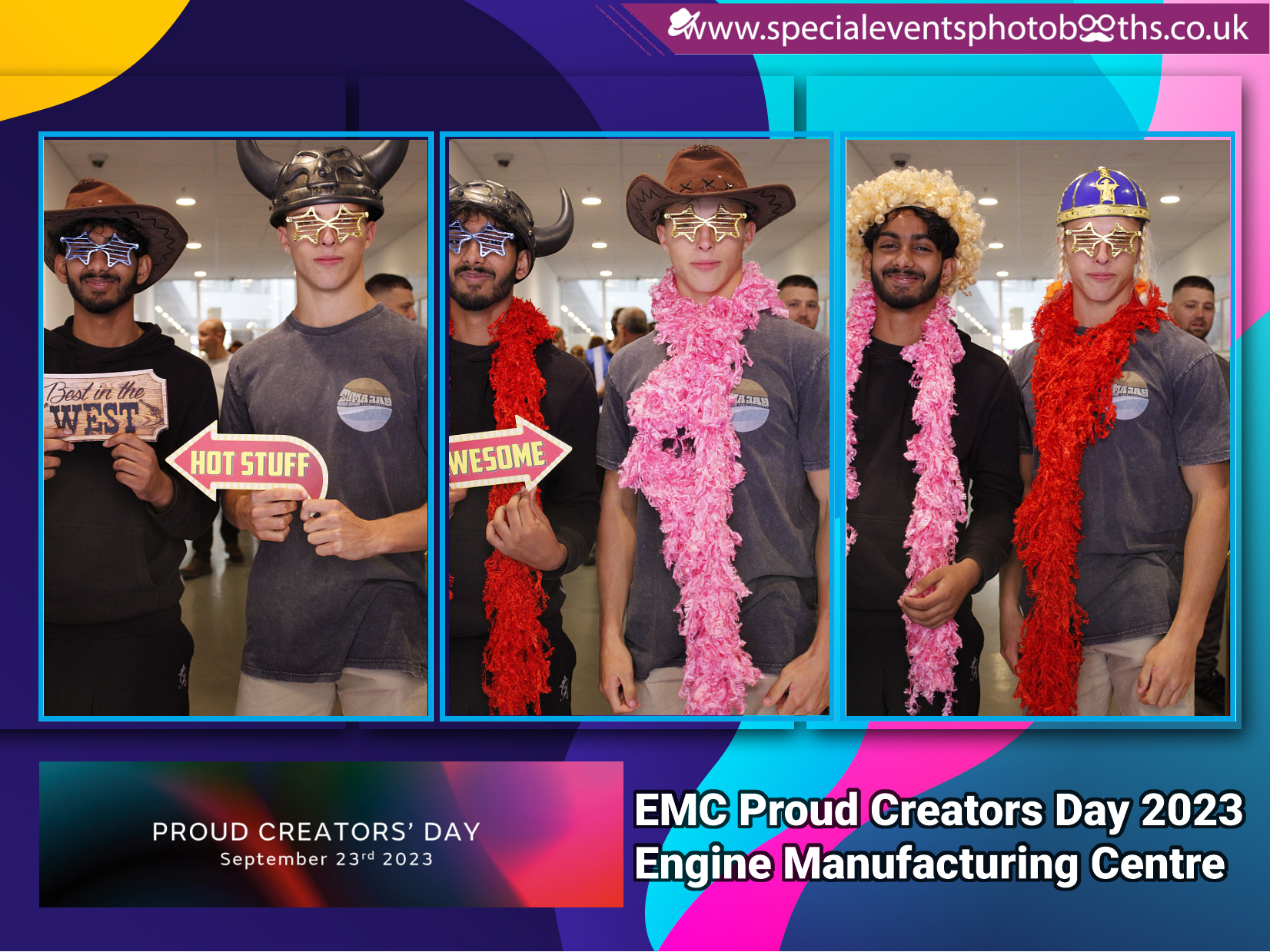 JLR EMC Proud Creators Day 2023 (Magic Mirror) | View more photos from the event at my.specialeventsphotobooths.co.uk/u/SpecialEventsPhotoBooths/JLR-EMC-Proud-Creators-Day-2023-Magic-Mirror