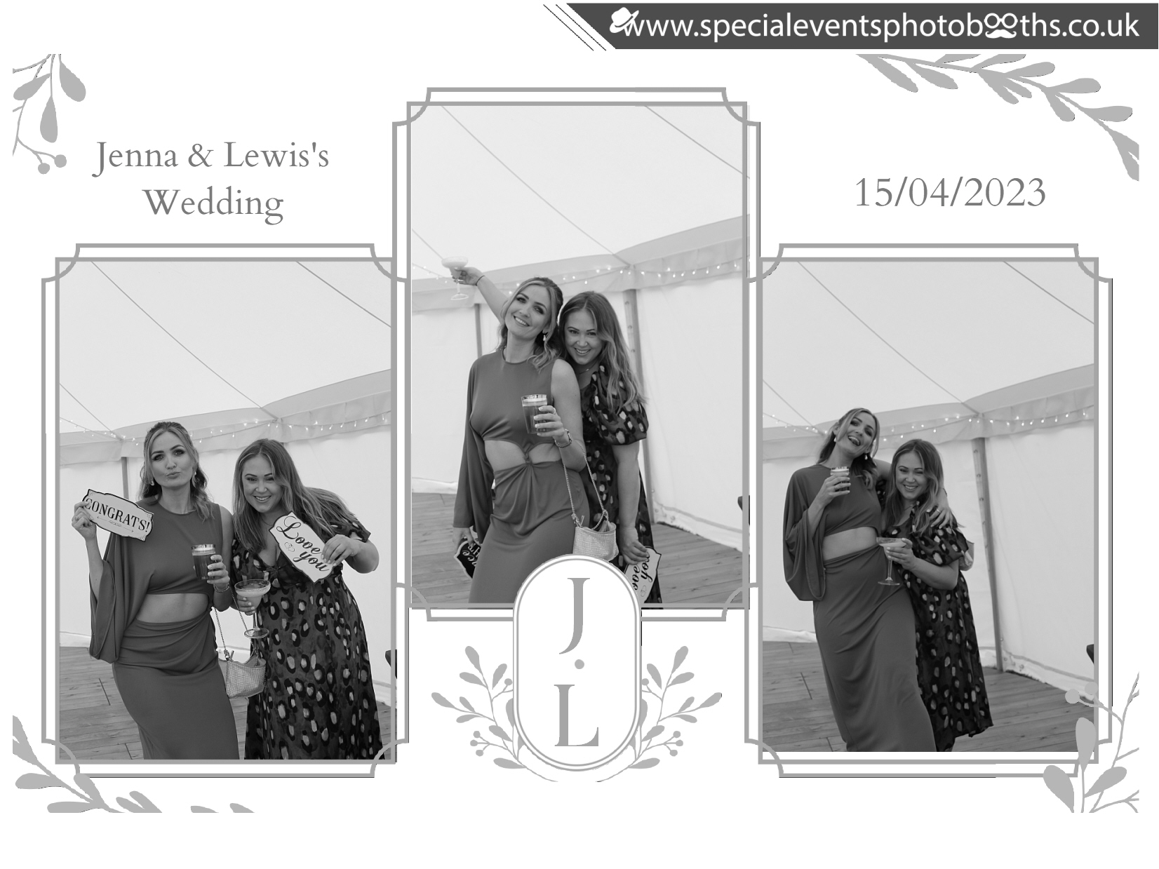 Jenna & Lewis's Wedding | View more photos from the event at my.specialeventsphotobooths.co.uk/u/SpecialEventsPhotoBooths/Jenna-Lewiss-Wedding