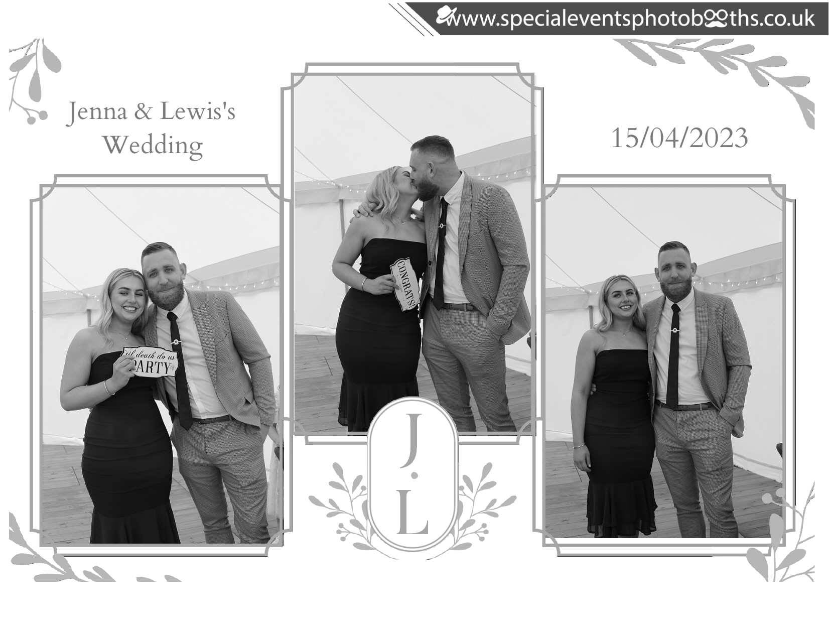 Jenna & Lewis's Wedding | View more photos from the event at my.specialeventsphotobooths.co.uk/u/SpecialEventsPhotoBooths/Jenna-Lewiss-Wedding