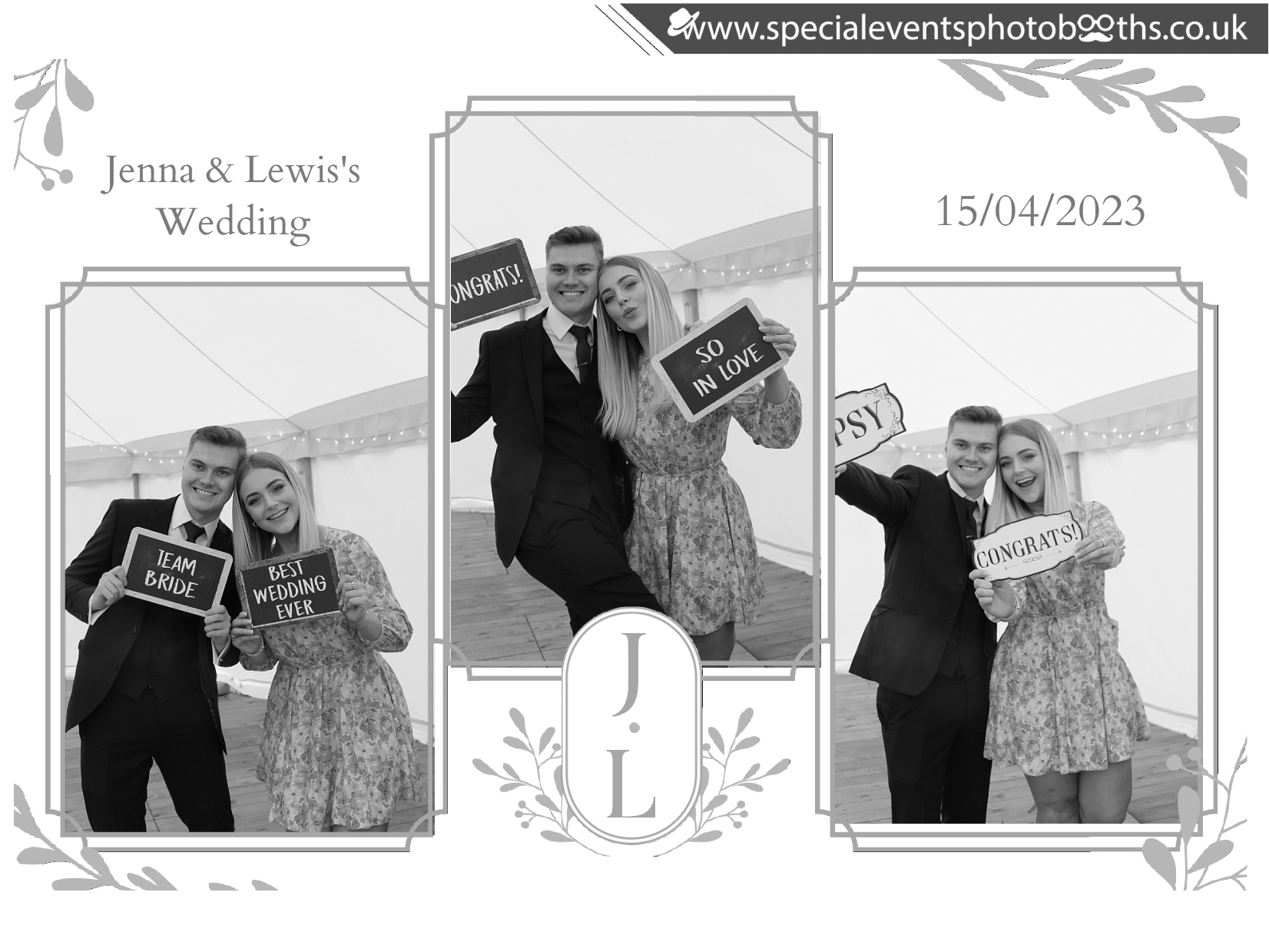 Jenna & Lewis's Wedding | View more photos from the event at my.specialeventsphotobooths.co.uk/u/SpecialEventsPhotoBooths/Jenna-Lewiss-Wedding