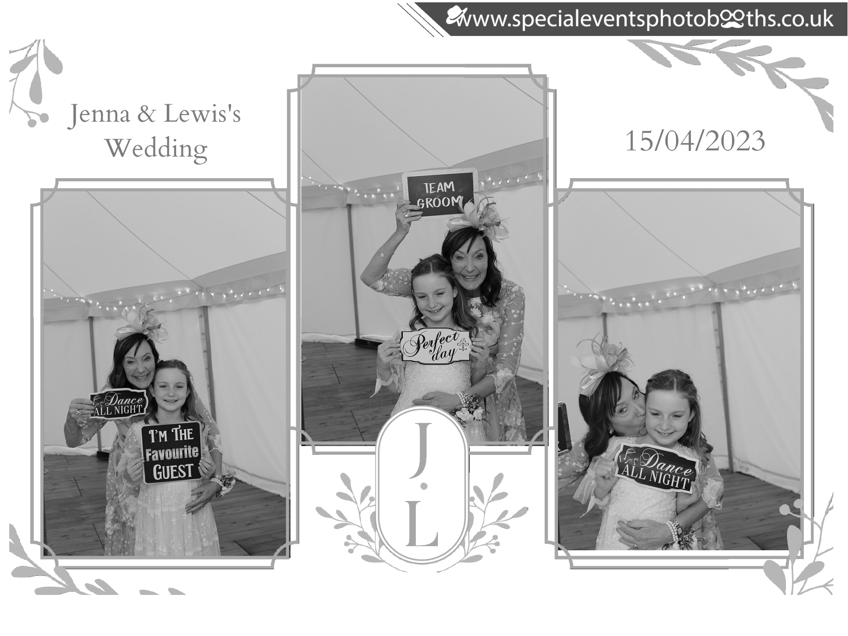 Jenna & Lewis's Wedding | View more photos from the event at my.specialeventsphotobooths.co.uk/u/SpecialEventsPhotoBooths/Jenna-Lewiss-Wedding