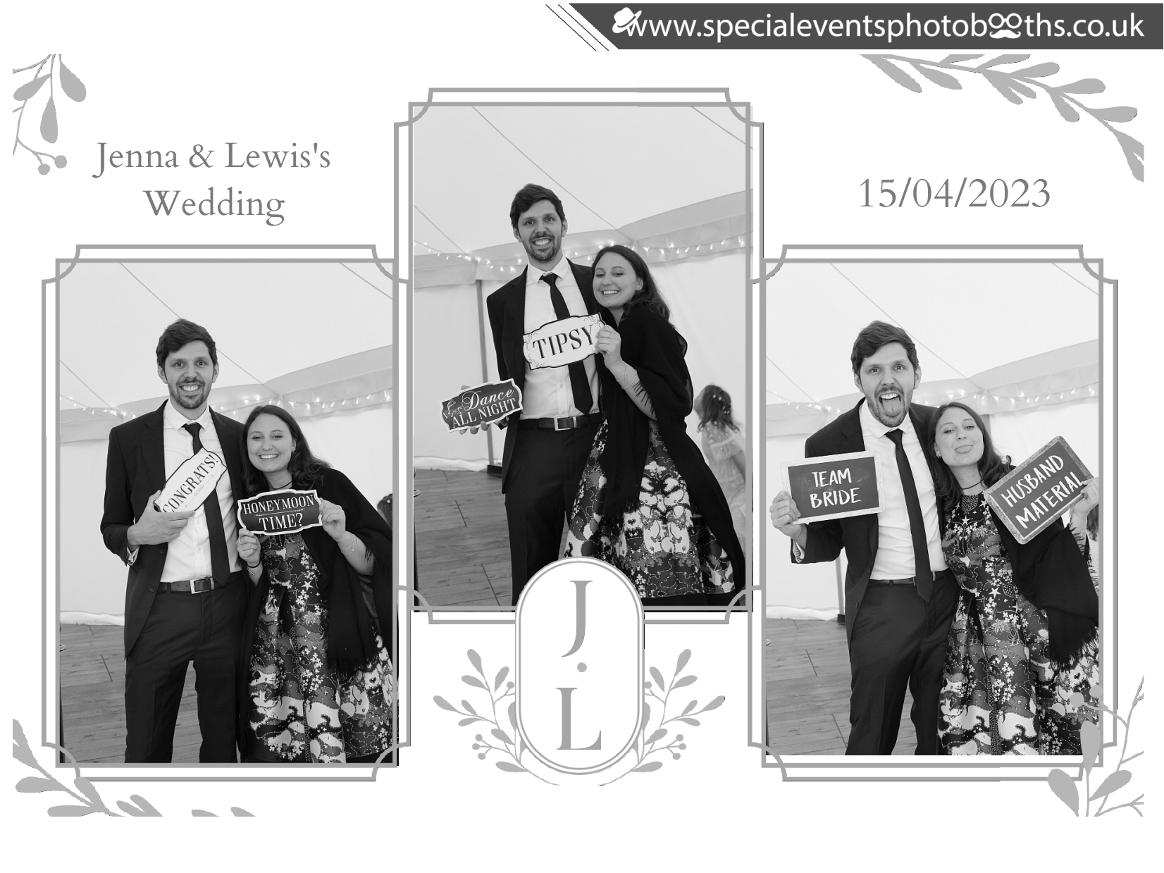 Jenna & Lewis's Wedding | View more photos from the event at my.specialeventsphotobooths.co.uk/u/SpecialEventsPhotoBooths/Jenna-Lewiss-Wedding