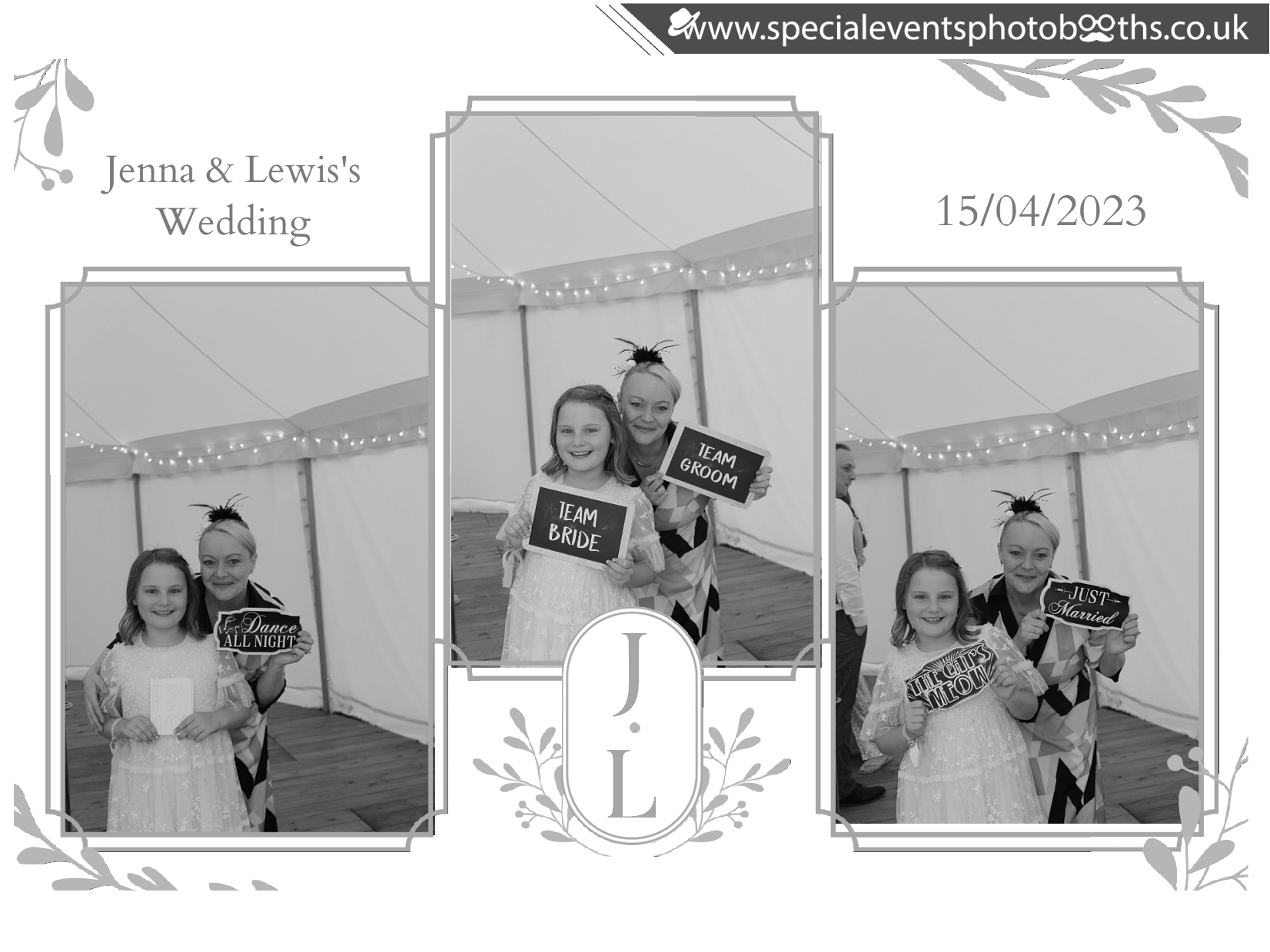 Jenna & Lewis's Wedding | View more photos from the event at my.specialeventsphotobooths.co.uk/u/SpecialEventsPhotoBooths/Jenna-Lewiss-Wedding