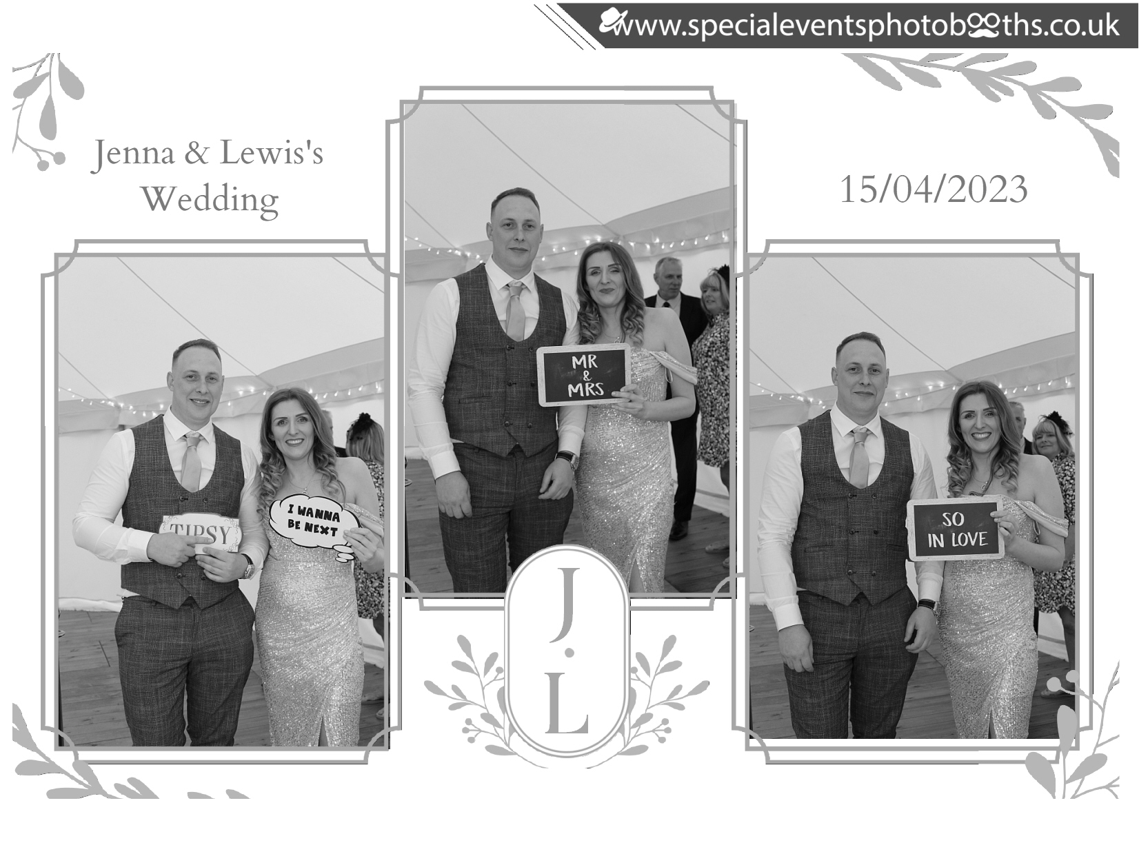 Jenna & Lewis's Wedding | View more photos from the event at my.specialeventsphotobooths.co.uk/u/SpecialEventsPhotoBooths/Jenna-Lewiss-Wedding