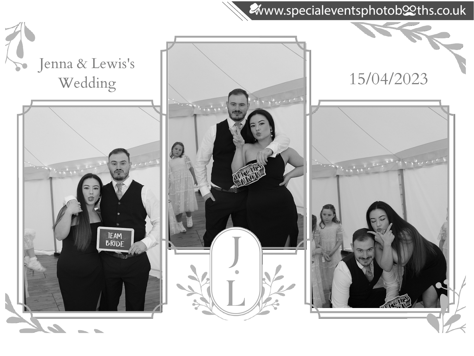 Jenna & Lewis's Wedding | View more photos from the event at my.specialeventsphotobooths.co.uk/u/SpecialEventsPhotoBooths/Jenna-Lewiss-Wedding