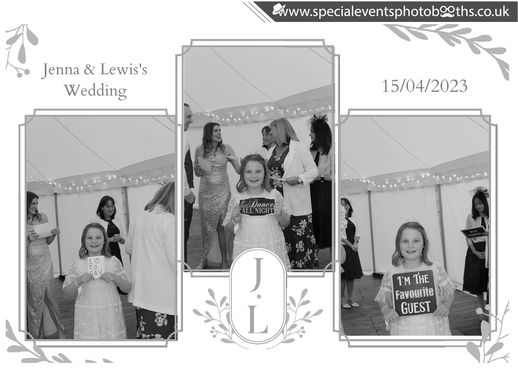 Jenna & Lewis's Wedding | View more photos from the event at my.specialeventsphotobooths.co.uk/u/SpecialEventsPhotoBooths/Jenna-Lewiss-Wedding