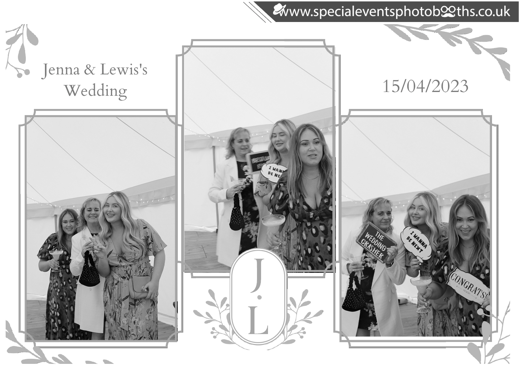Jenna & Lewis's Wedding | View more photos from the event at my.specialeventsphotobooths.co.uk/u/SpecialEventsPhotoBooths/Jenna-Lewiss-Wedding