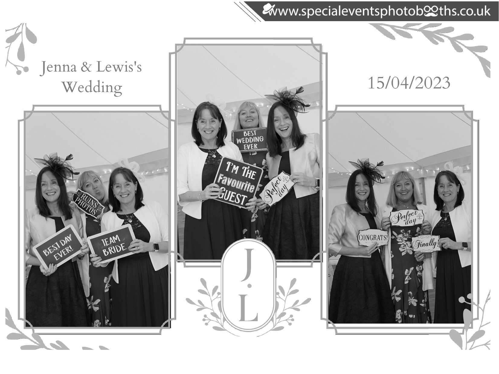 Jenna & Lewis's Wedding | View more photos from the event at my.specialeventsphotobooths.co.uk/u/SpecialEventsPhotoBooths/Jenna-Lewiss-Wedding