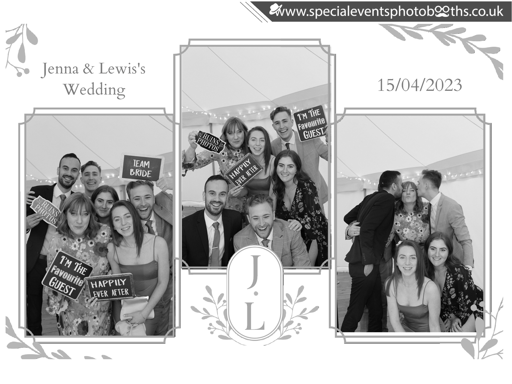Jenna & Lewis's Wedding | View more photos from the event at my.specialeventsphotobooths.co.uk/u/SpecialEventsPhotoBooths/Jenna-Lewiss-Wedding