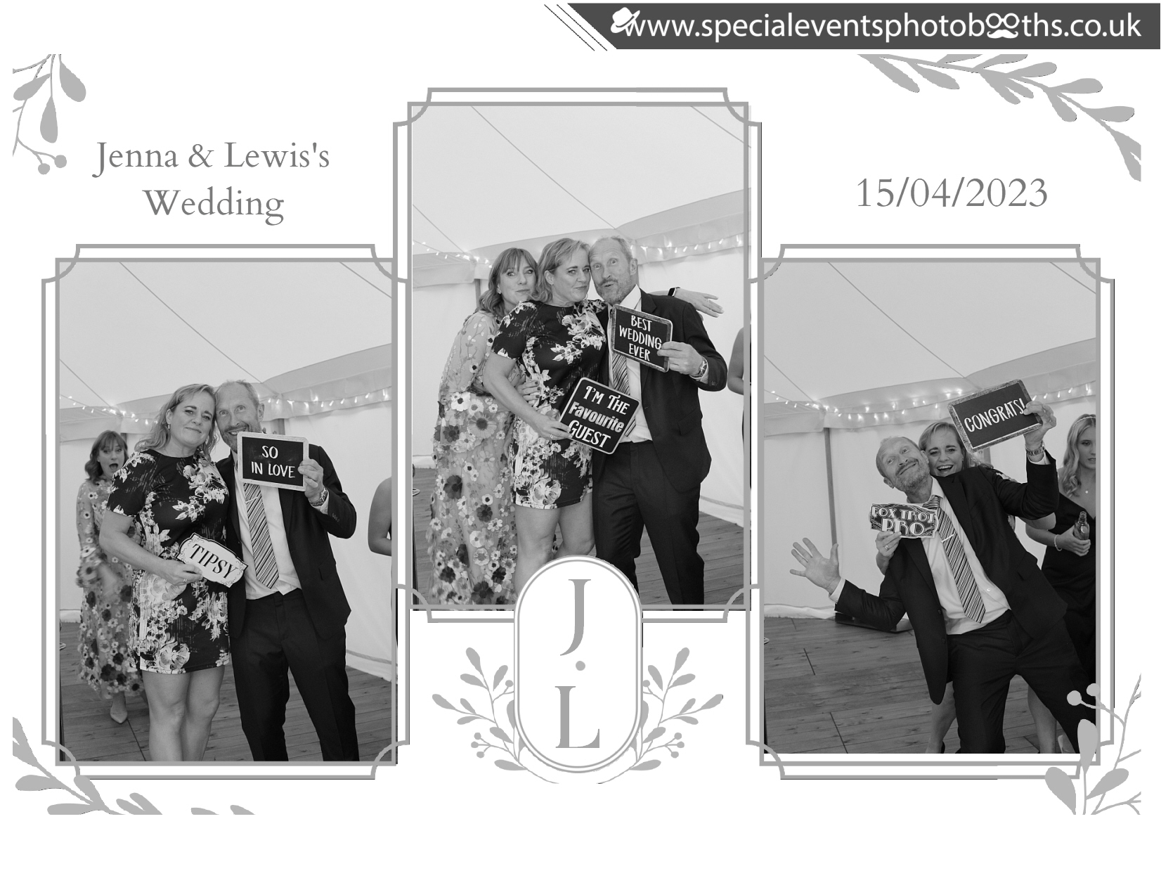 Jenna & Lewis's Wedding | View more photos from the event at my.specialeventsphotobooths.co.uk/u/SpecialEventsPhotoBooths/Jenna-Lewiss-Wedding