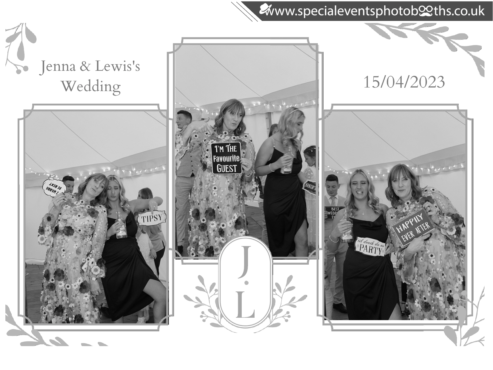 Jenna & Lewis's Wedding | View more photos from the event at my.specialeventsphotobooths.co.uk/u/SpecialEventsPhotoBooths/Jenna-Lewiss-Wedding
