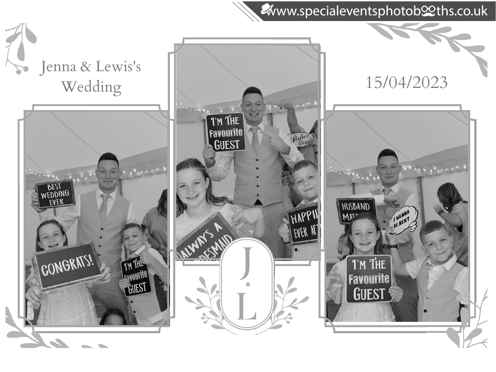 Jenna & Lewis's Wedding | View more photos from the event at my.specialeventsphotobooths.co.uk/u/SpecialEventsPhotoBooths/Jenna-Lewiss-Wedding