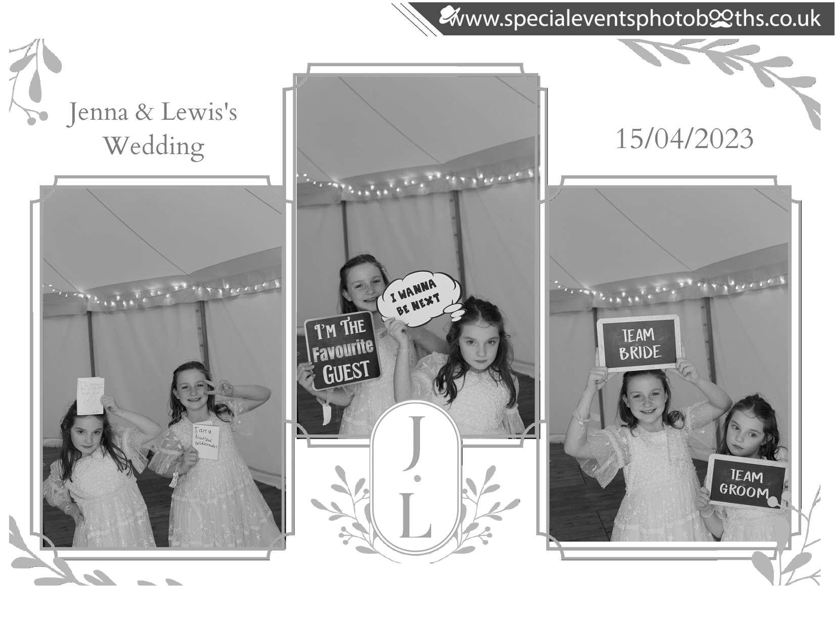 Jenna & Lewis's Wedding | View more photos from the event at my.specialeventsphotobooths.co.uk/u/SpecialEventsPhotoBooths/Jenna-Lewiss-Wedding
