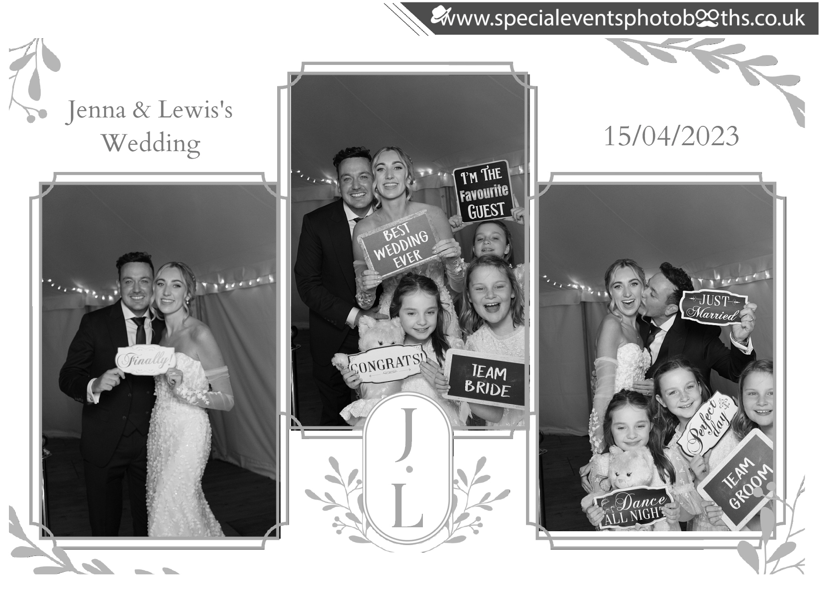 Jenna & Lewis's Wedding | View more photos from the event at my.specialeventsphotobooths.co.uk/u/SpecialEventsPhotoBooths/Jenna-Lewiss-Wedding