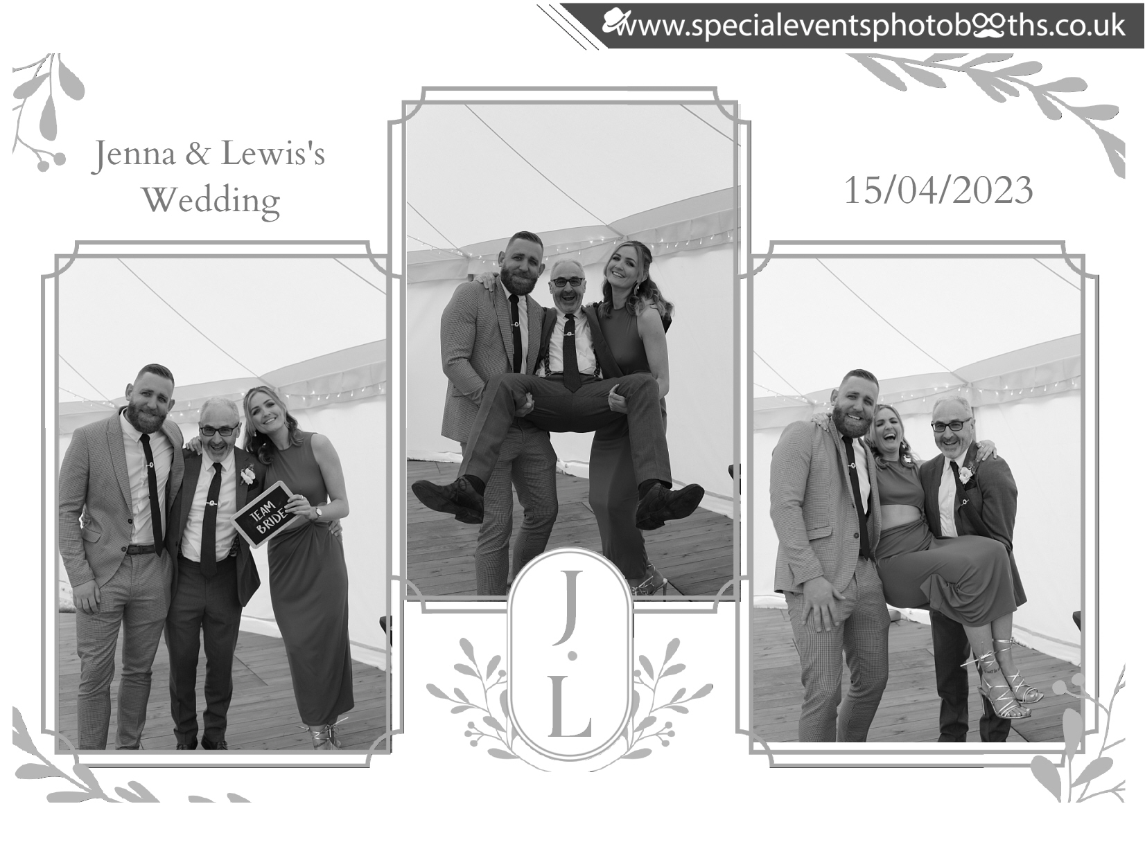Jenna & Lewis's Wedding | View more photos from the event at my.specialeventsphotobooths.co.uk/u/SpecialEventsPhotoBooths/Jenna-Lewiss-Wedding