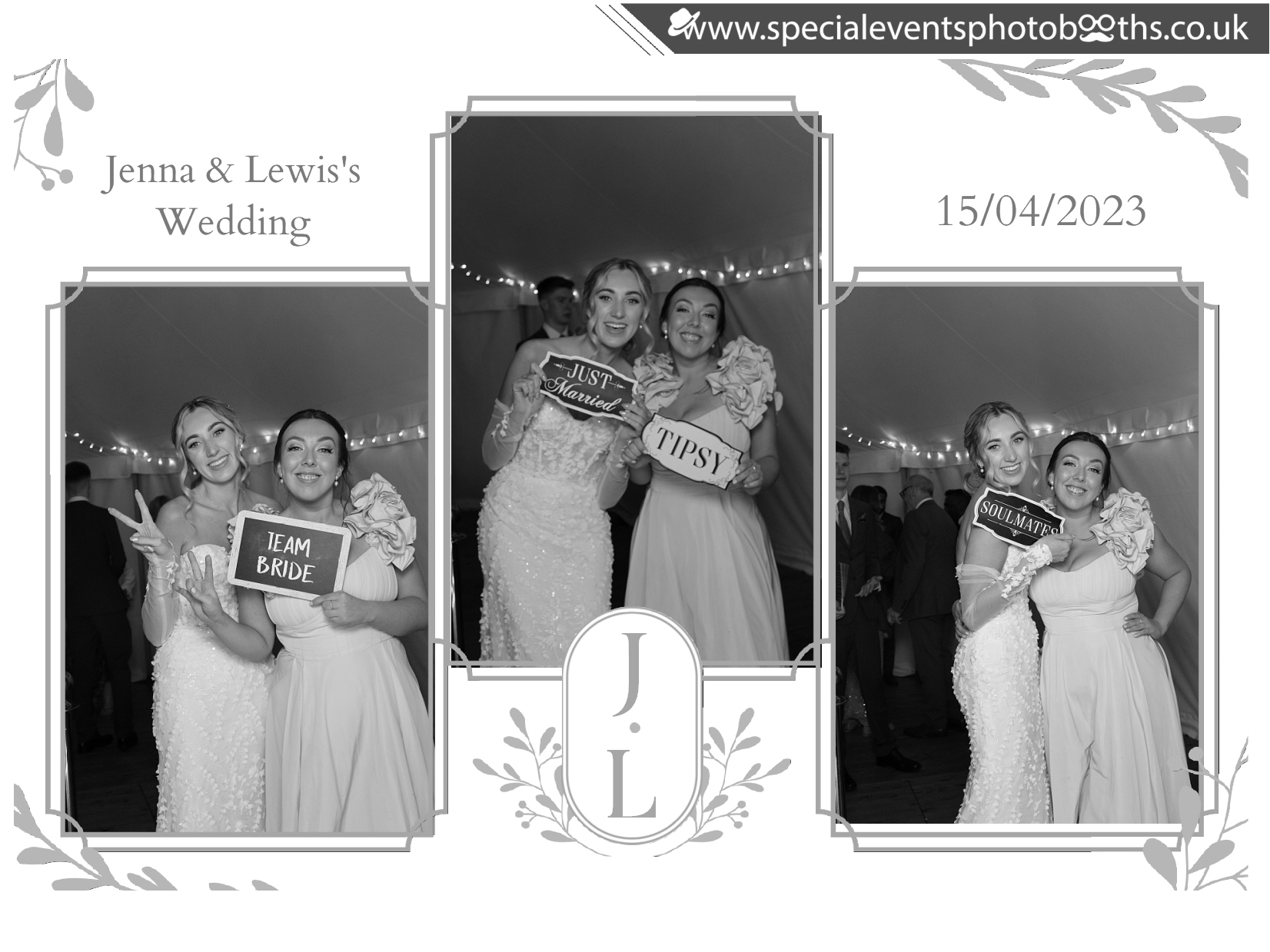 Jenna & Lewis's Wedding | View more photos from the event at my.specialeventsphotobooths.co.uk/u/SpecialEventsPhotoBooths/Jenna-Lewiss-Wedding