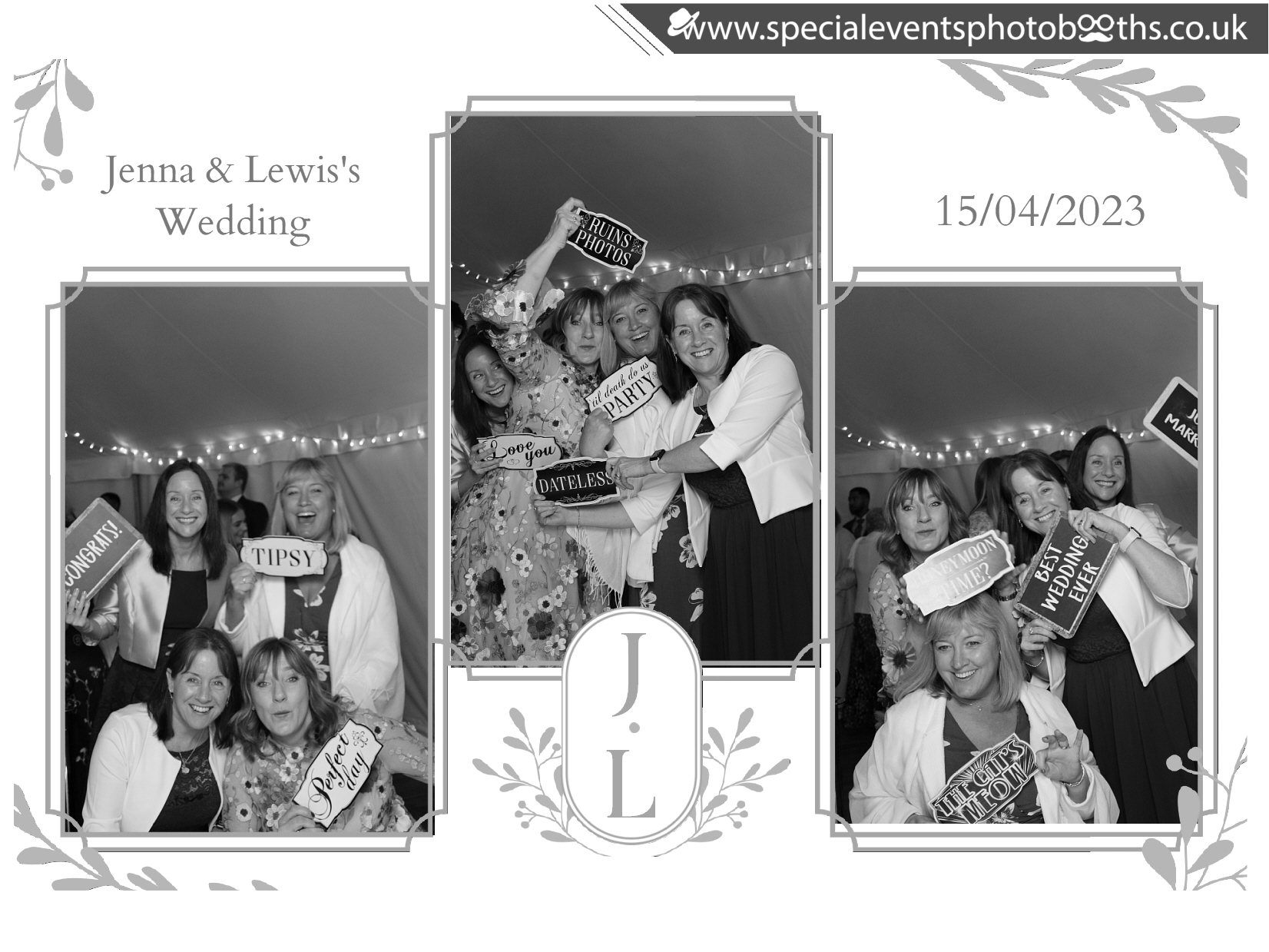 Jenna & Lewis's Wedding | View more photos from the event at my.specialeventsphotobooths.co.uk/u/SpecialEventsPhotoBooths/Jenna-Lewiss-Wedding
