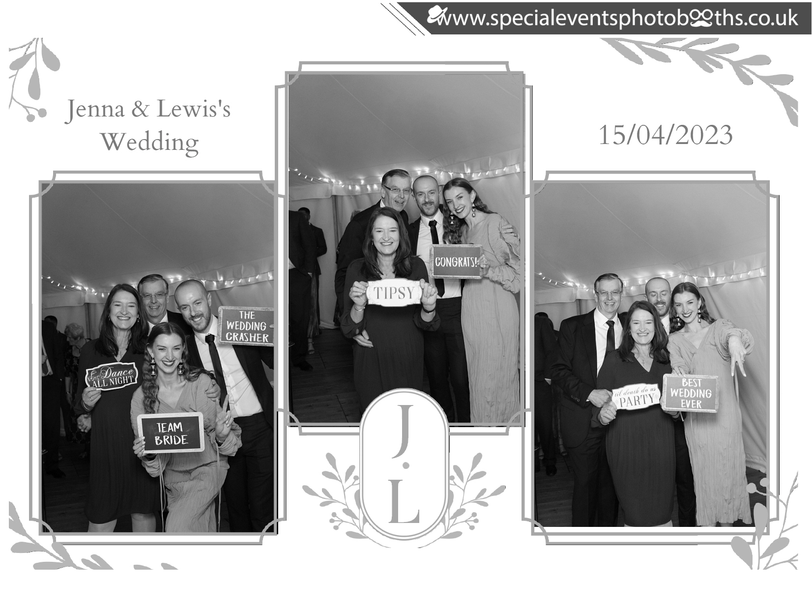 Jenna & Lewis's Wedding | View more photos from the event at my.specialeventsphotobooths.co.uk/u/SpecialEventsPhotoBooths/Jenna-Lewiss-Wedding
