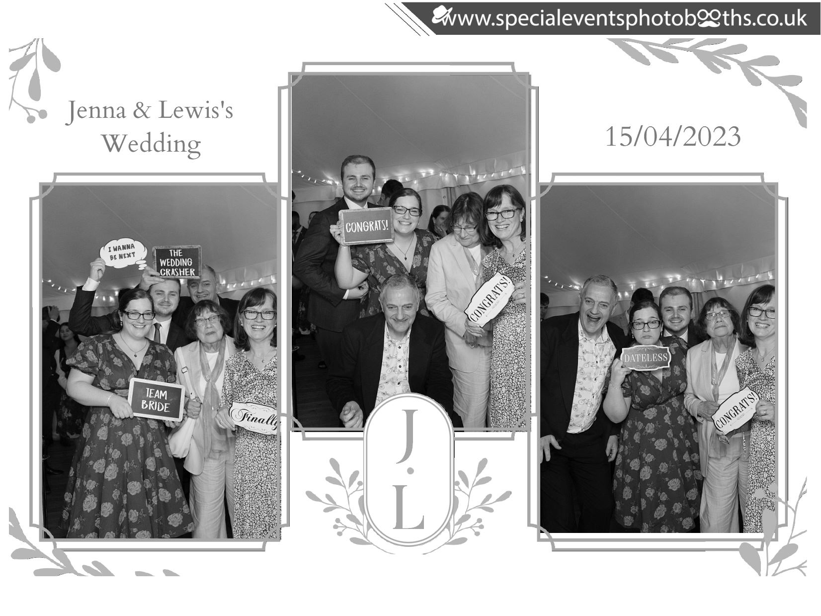 Jenna & Lewis's Wedding | View more photos from the event at my.specialeventsphotobooths.co.uk/u/SpecialEventsPhotoBooths/Jenna-Lewiss-Wedding