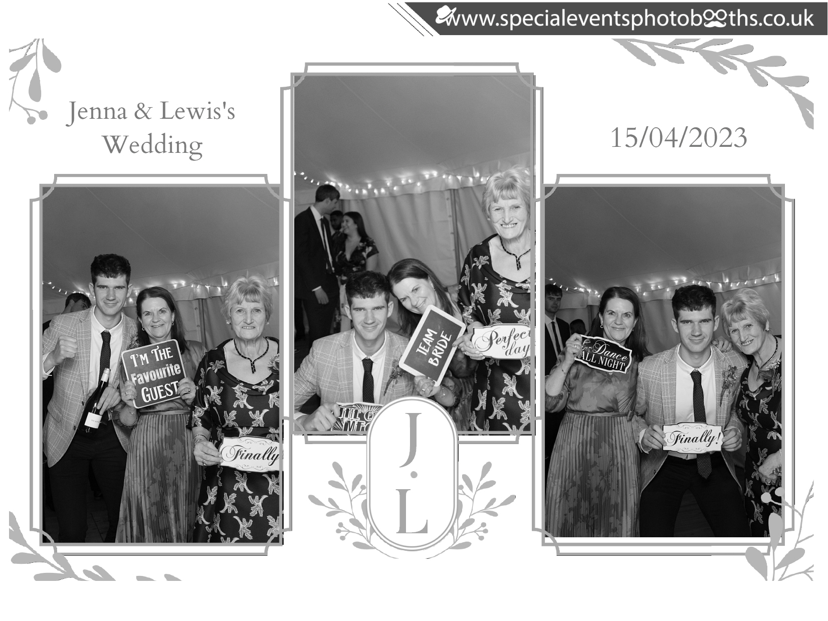 Jenna & Lewis's Wedding | View more photos from the event at my.specialeventsphotobooths.co.uk/u/SpecialEventsPhotoBooths/Jenna-Lewiss-Wedding