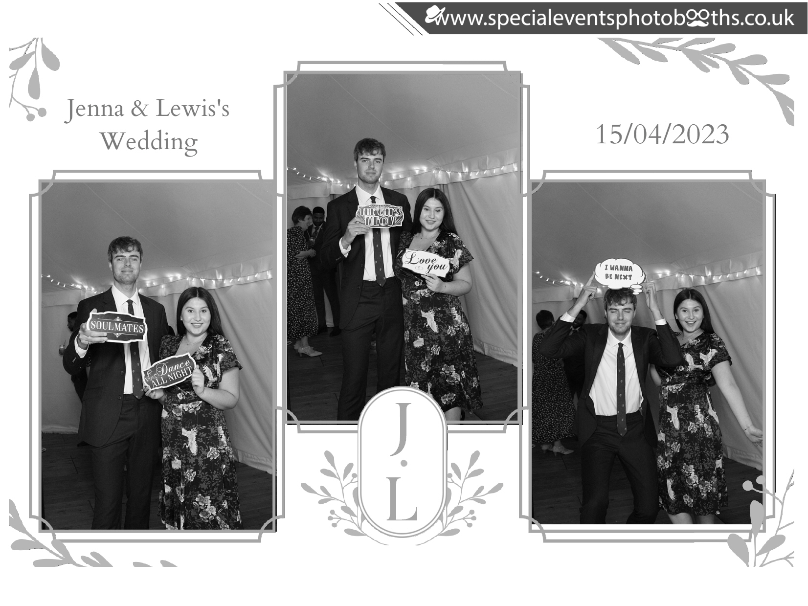 Jenna & Lewis's Wedding | View more photos from the event at my.specialeventsphotobooths.co.uk/u/SpecialEventsPhotoBooths/Jenna-Lewiss-Wedding