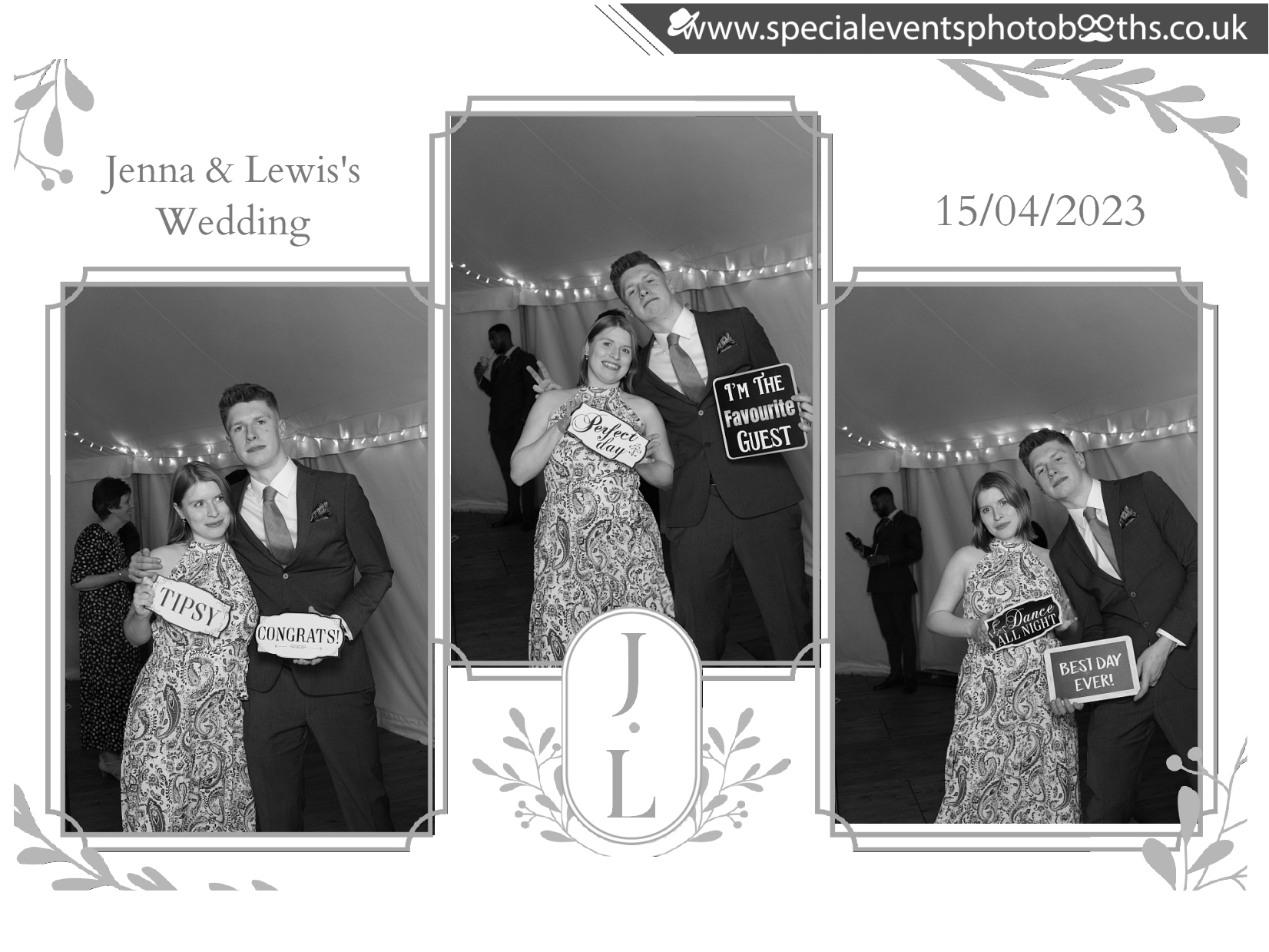 Jenna & Lewis's Wedding | View more photos from the event at my.specialeventsphotobooths.co.uk/u/SpecialEventsPhotoBooths/Jenna-Lewiss-Wedding
