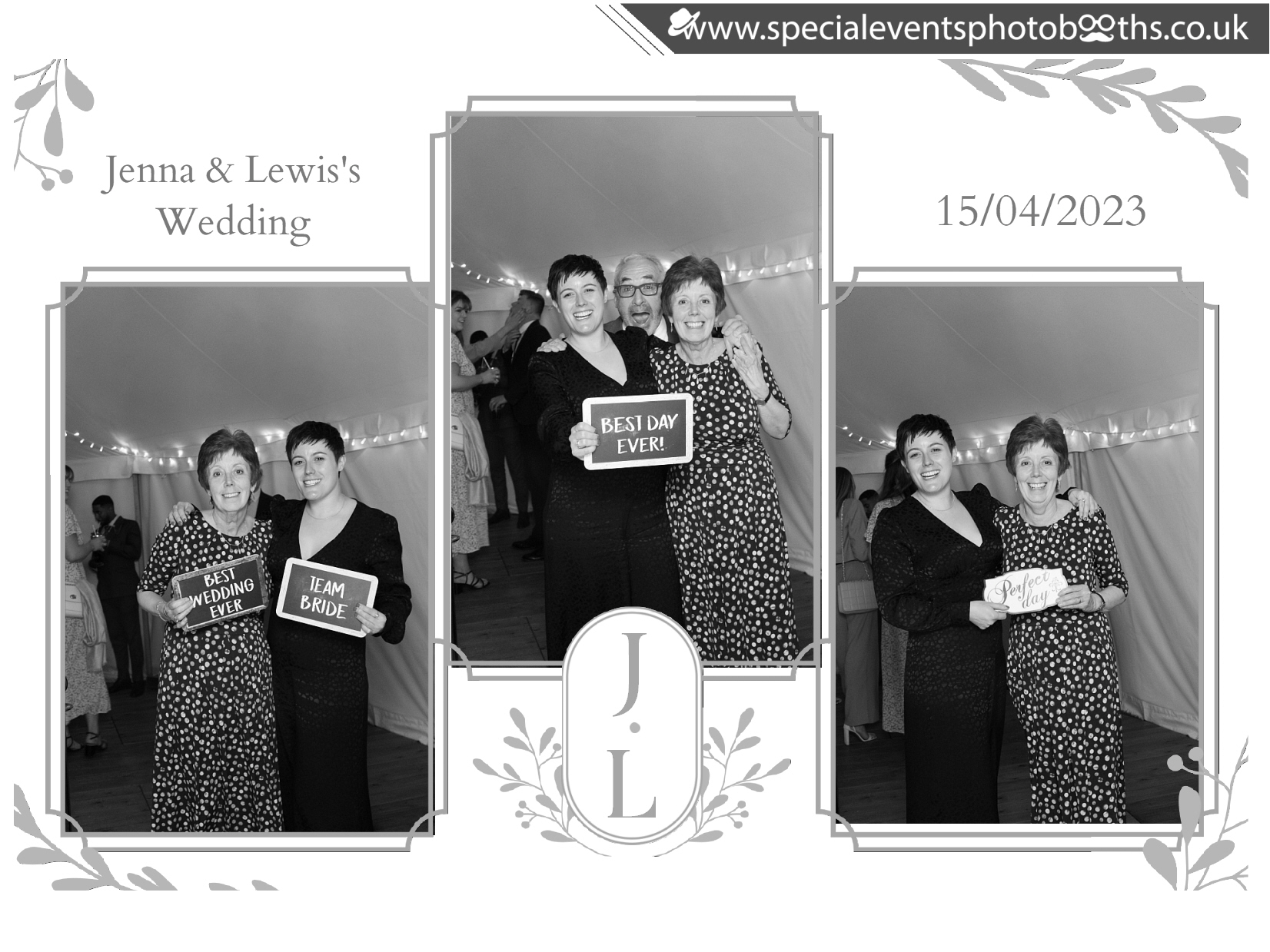 Jenna & Lewis's Wedding | View more photos from the event at my.specialeventsphotobooths.co.uk/u/SpecialEventsPhotoBooths/Jenna-Lewiss-Wedding