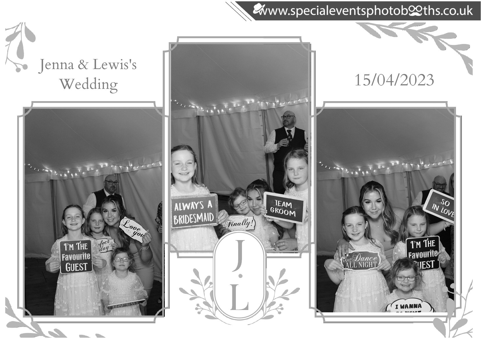 Jenna & Lewis's Wedding | View more photos from the event at my.specialeventsphotobooths.co.uk/u/SpecialEventsPhotoBooths/Jenna-Lewiss-Wedding