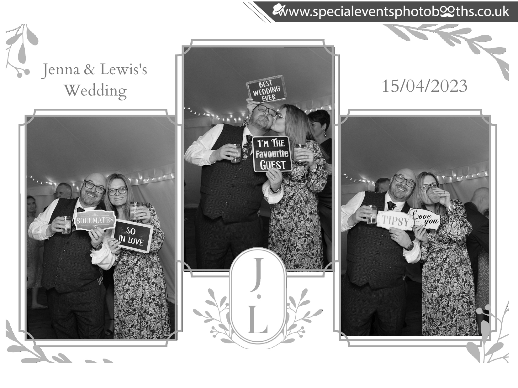 Jenna & Lewis's Wedding | View more photos from the event at my.specialeventsphotobooths.co.uk/u/SpecialEventsPhotoBooths/Jenna-Lewiss-Wedding