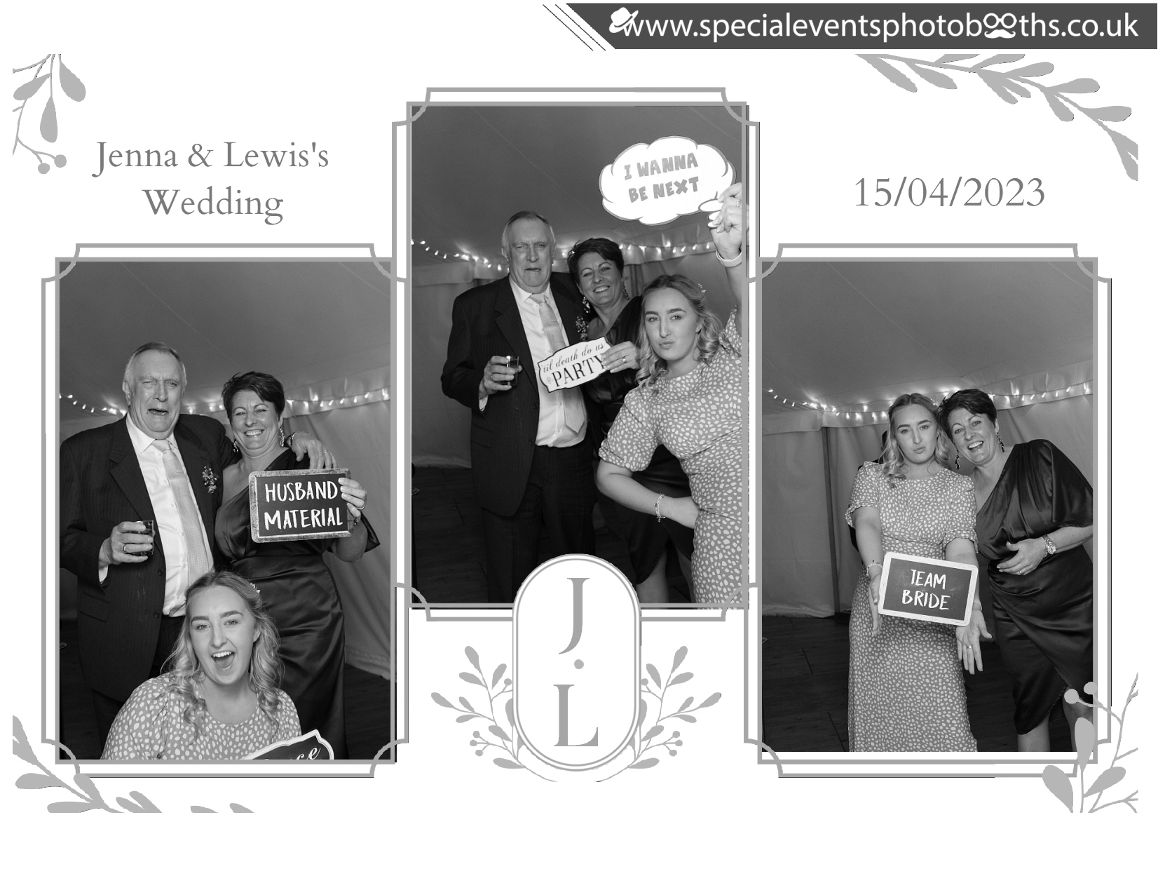 Jenna & Lewis's Wedding | View more photos from the event at my.specialeventsphotobooths.co.uk/u/SpecialEventsPhotoBooths/Jenna-Lewiss-Wedding