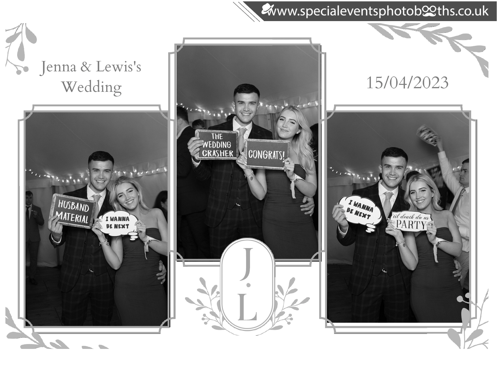 Jenna & Lewis's Wedding | View more photos from the event at my.specialeventsphotobooths.co.uk/u/SpecialEventsPhotoBooths/Jenna-Lewiss-Wedding