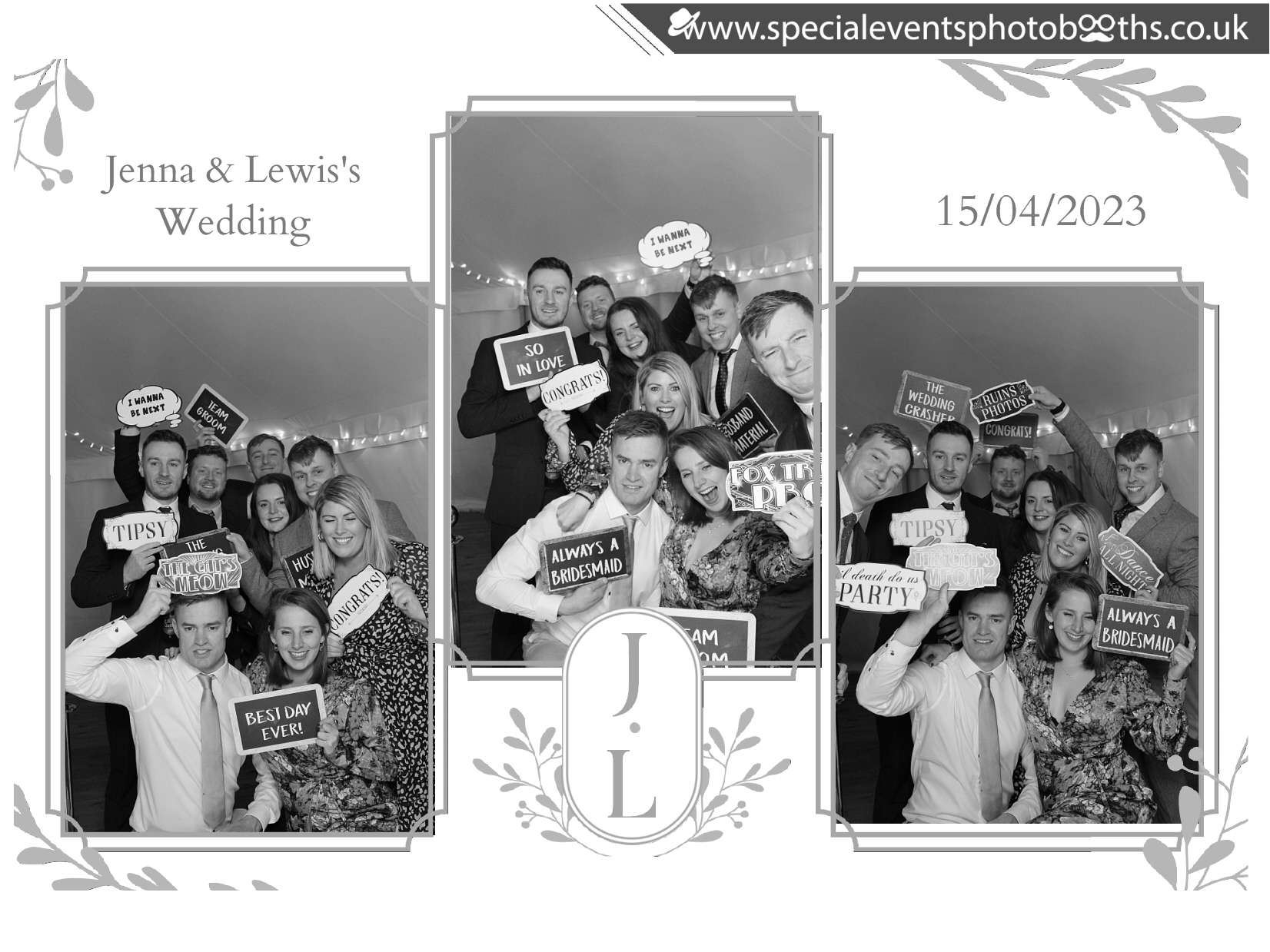 Jenna & Lewis's Wedding | View more photos from the event at my.specialeventsphotobooths.co.uk/u/SpecialEventsPhotoBooths/Jenna-Lewiss-Wedding
