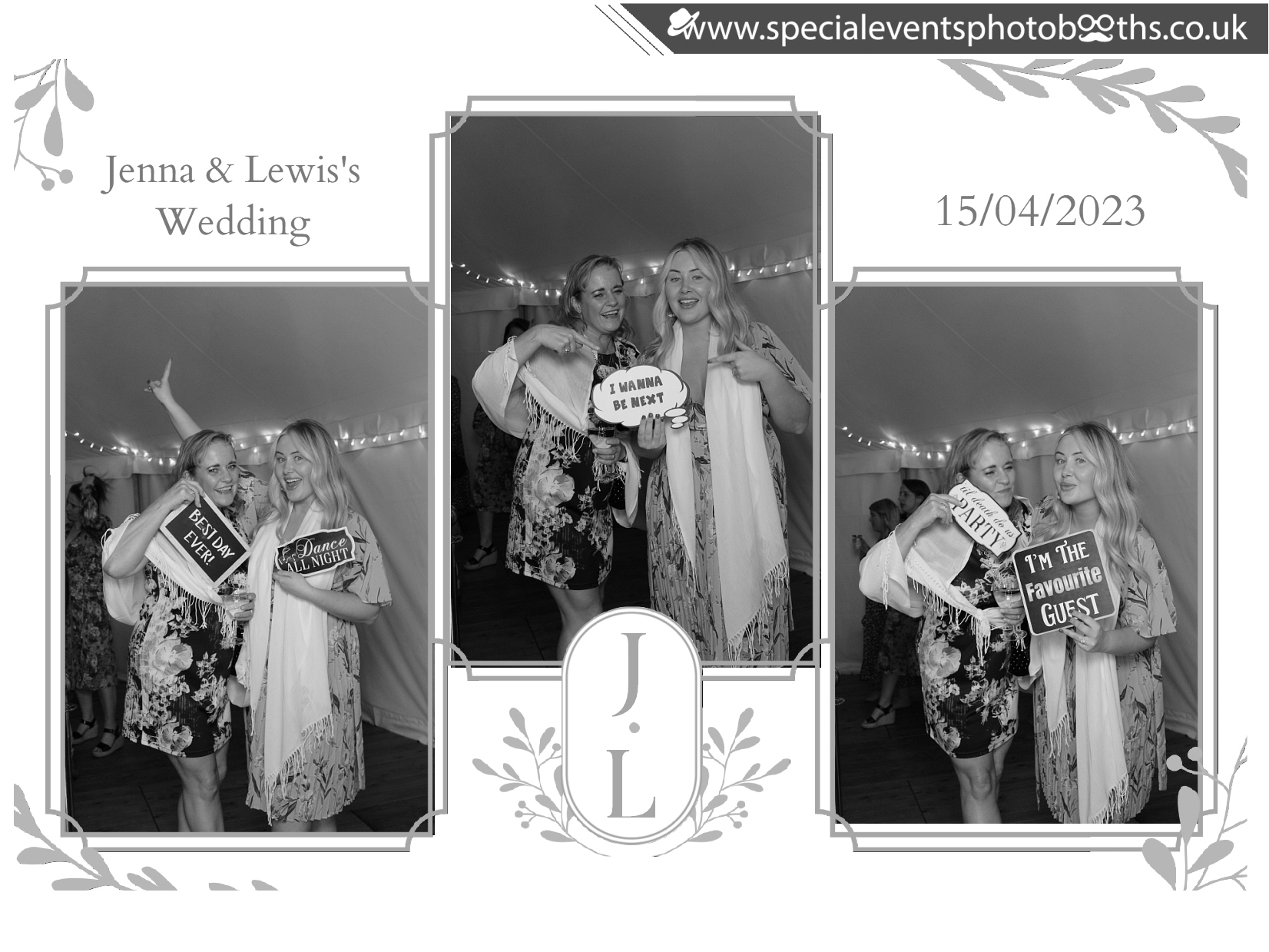 Jenna & Lewis's Wedding | View more photos from the event at my.specialeventsphotobooths.co.uk/u/SpecialEventsPhotoBooths/Jenna-Lewiss-Wedding