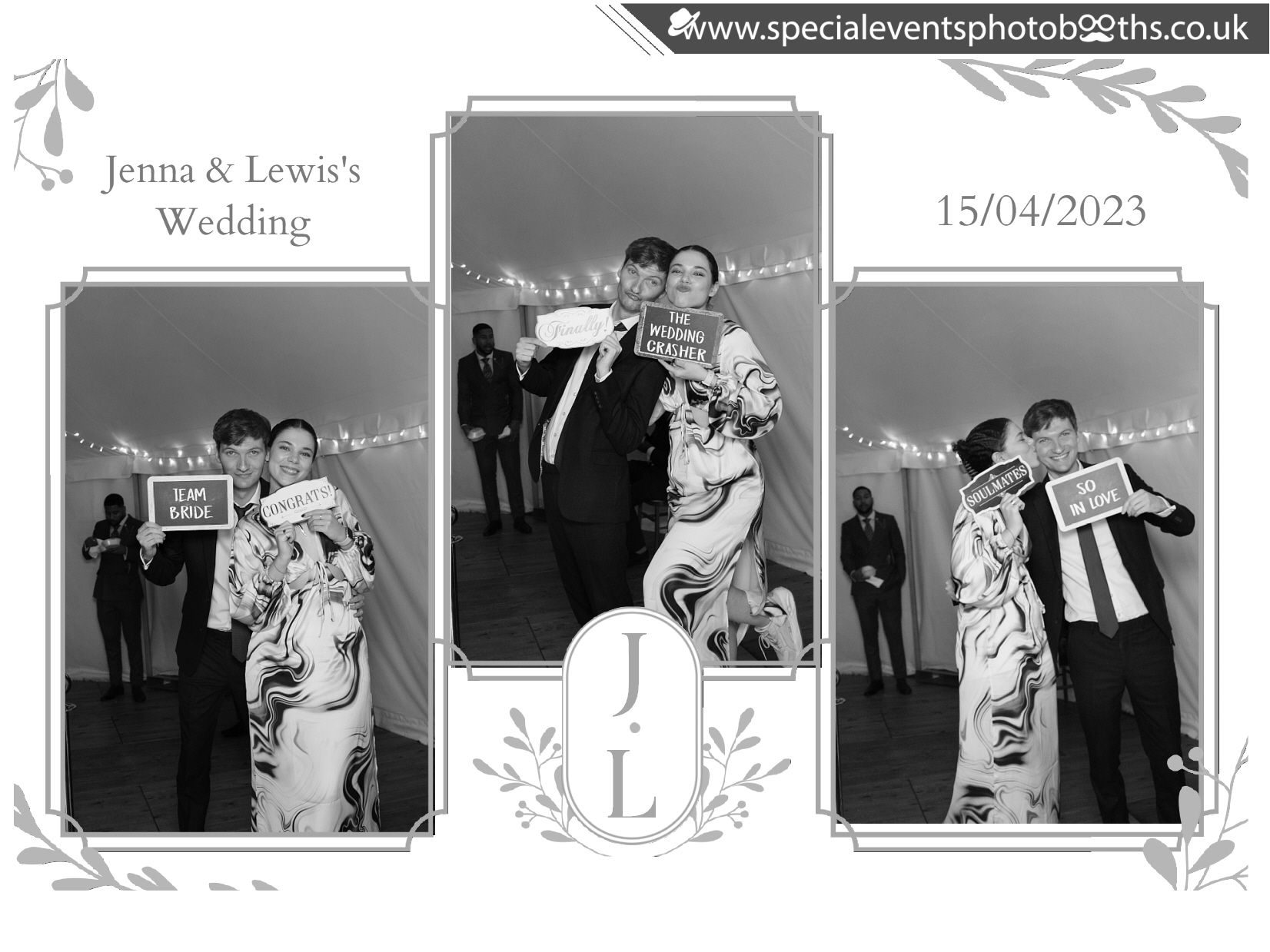 Jenna & Lewis's Wedding | View more photos from the event at my.specialeventsphotobooths.co.uk/u/SpecialEventsPhotoBooths/Jenna-Lewiss-Wedding