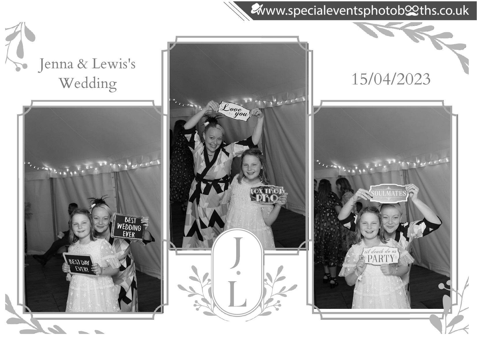 Jenna & Lewis's Wedding | View more photos from the event at my.specialeventsphotobooths.co.uk/u/SpecialEventsPhotoBooths/Jenna-Lewiss-Wedding