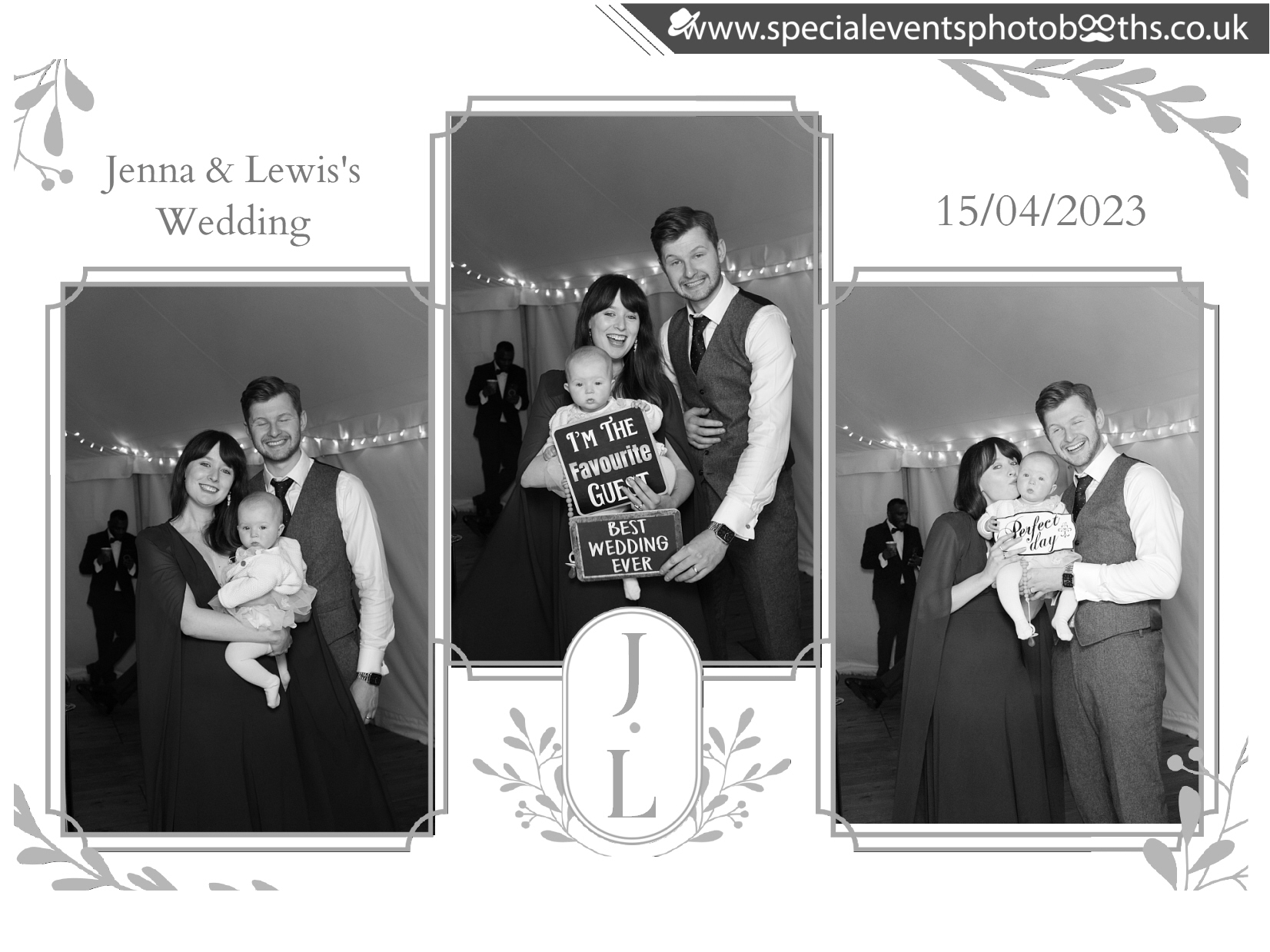 Jenna & Lewis's Wedding | View more photos from the event at my.specialeventsphotobooths.co.uk/u/SpecialEventsPhotoBooths/Jenna-Lewiss-Wedding