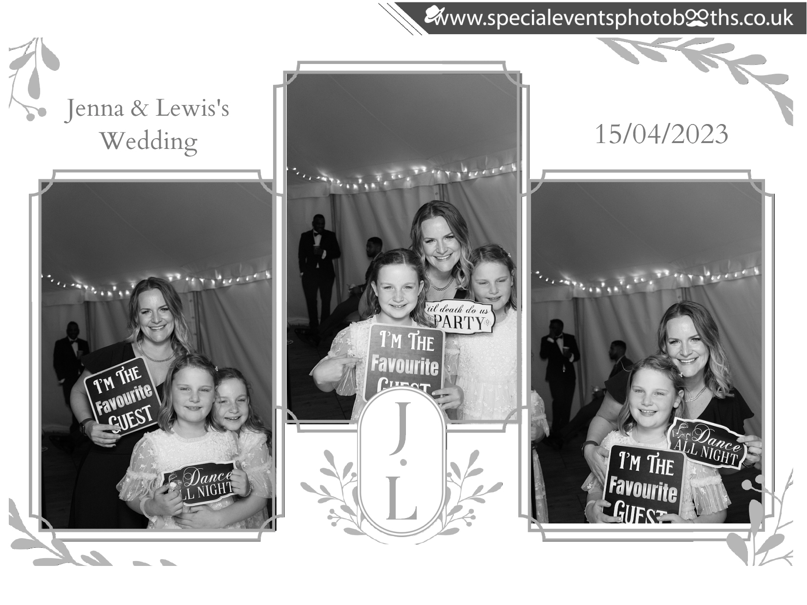Jenna & Lewis's Wedding | View more photos from the event at my.specialeventsphotobooths.co.uk/u/SpecialEventsPhotoBooths/Jenna-Lewiss-Wedding