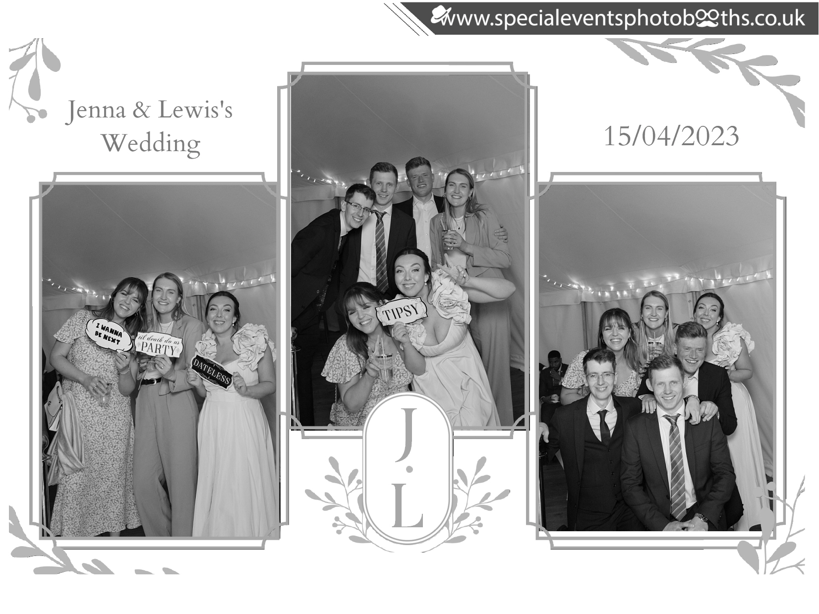 Jenna & Lewis's Wedding | View more photos from the event at my.specialeventsphotobooths.co.uk/u/SpecialEventsPhotoBooths/Jenna-Lewiss-Wedding