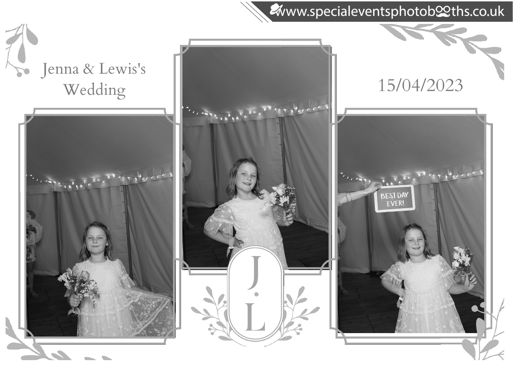Jenna & Lewis's Wedding | View more photos from the event at my.specialeventsphotobooths.co.uk/u/SpecialEventsPhotoBooths/Jenna-Lewiss-Wedding