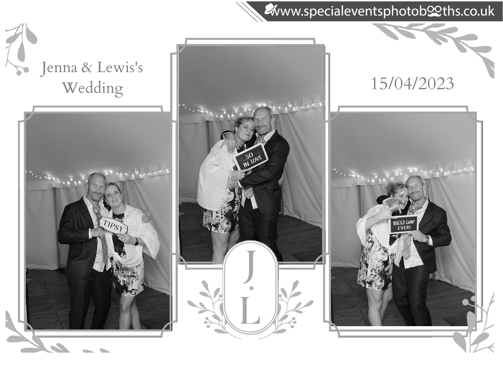 Jenna & Lewis's Wedding | View more photos from the event at my.specialeventsphotobooths.co.uk/u/SpecialEventsPhotoBooths/Jenna-Lewiss-Wedding