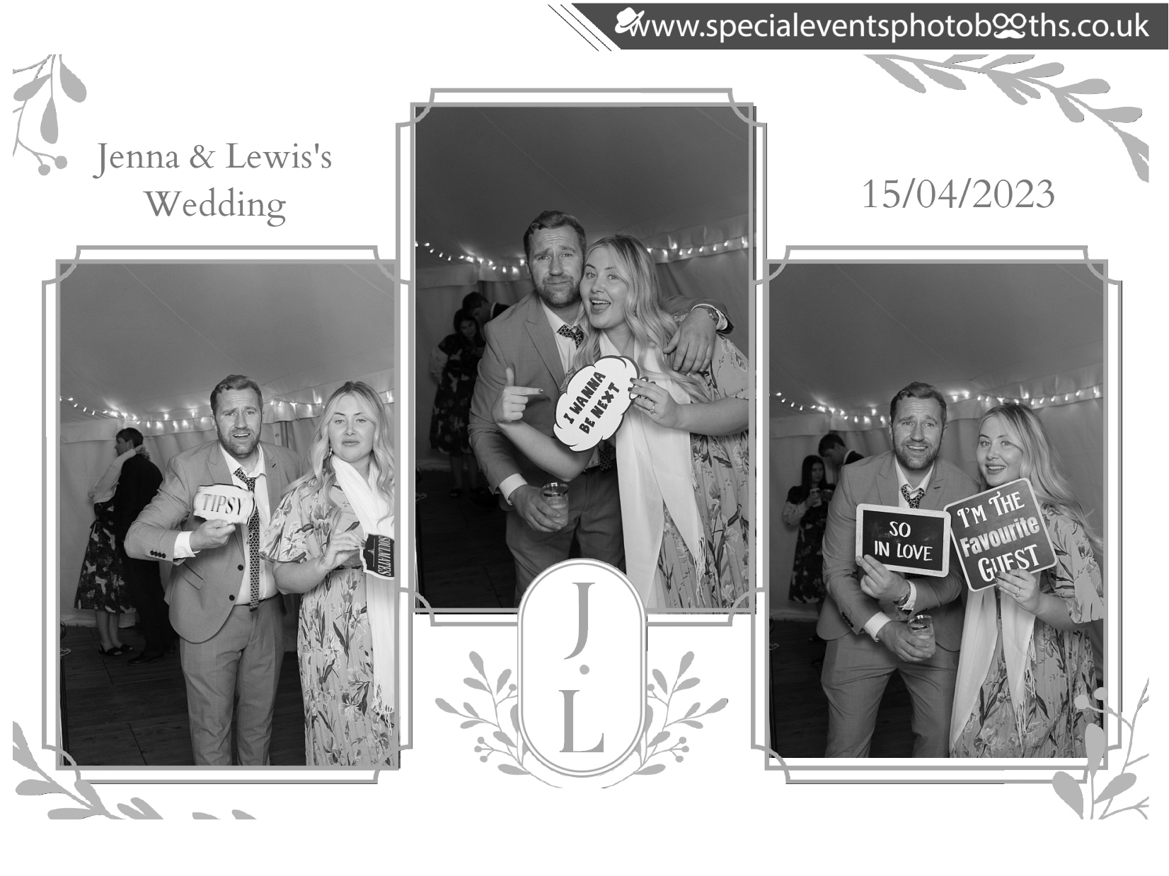 Jenna & Lewis's Wedding | View more photos from the event at my.specialeventsphotobooths.co.uk/u/SpecialEventsPhotoBooths/Jenna-Lewiss-Wedding